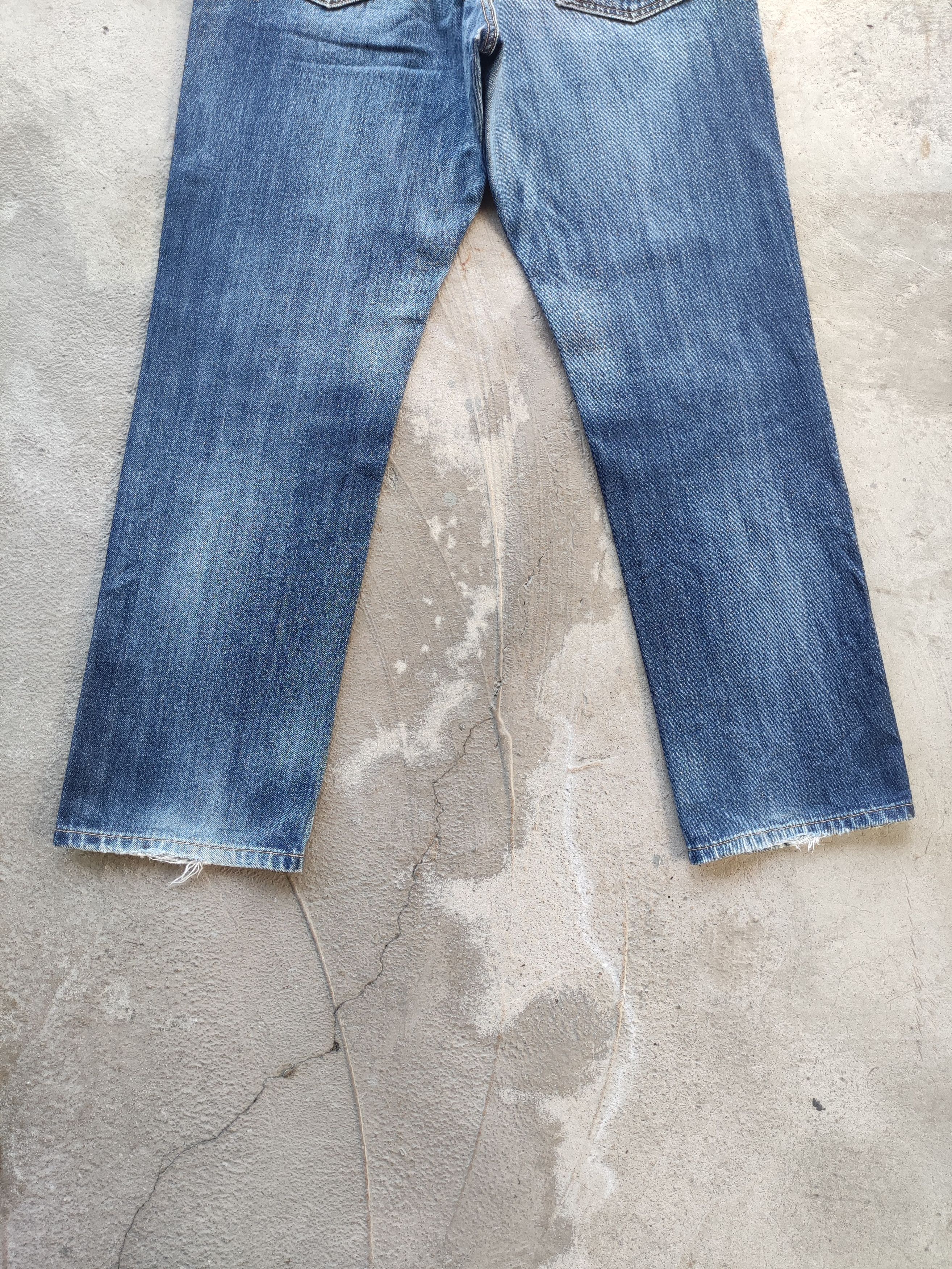 Japanese Brand Vintage Japanese Jean Distressed Faded Denim Size US 34 / EU 50 - 10 Thumbnail