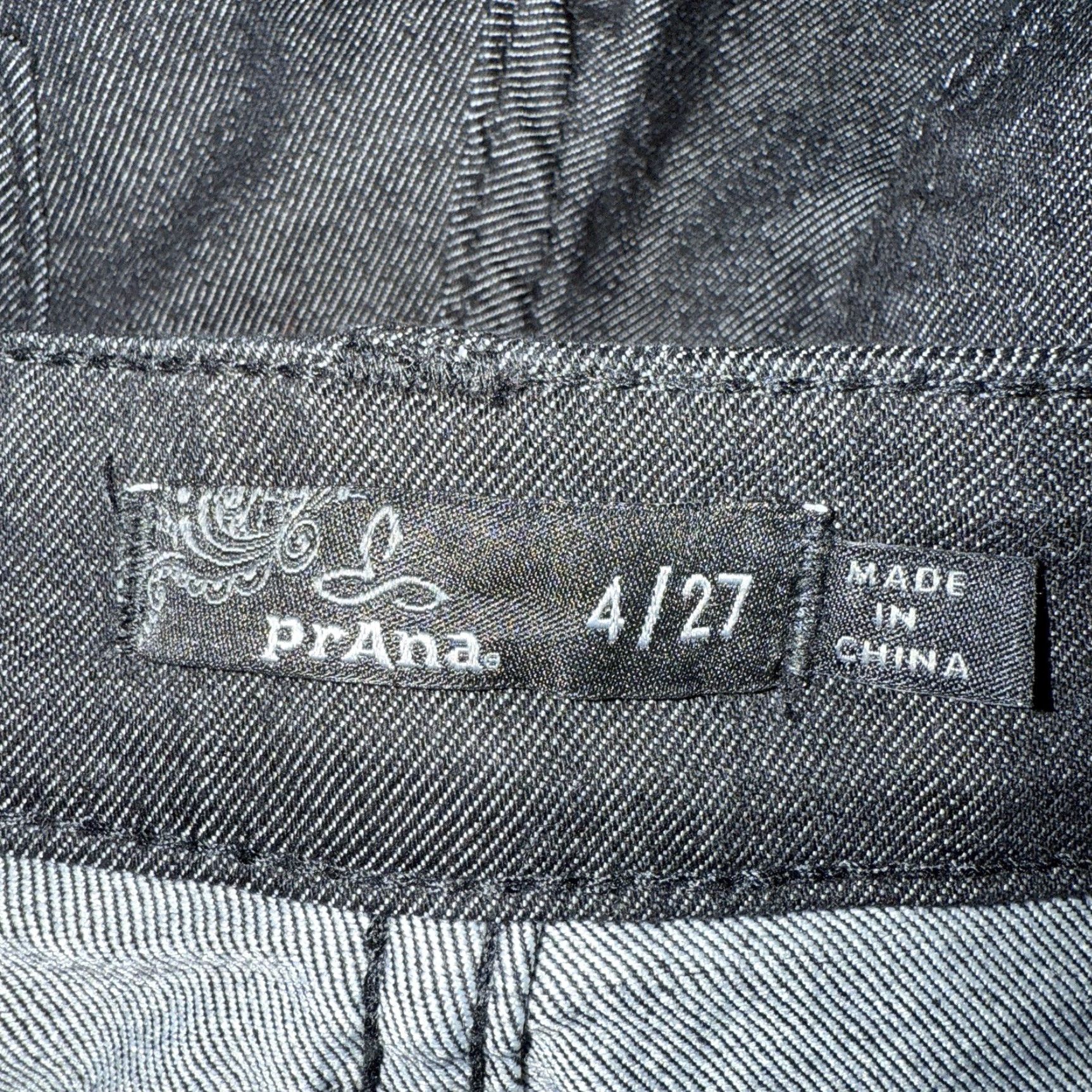 Prana PrAna Jeans Women 4 Black Cotton 32.5 Inseam Size 4 Straight Casual Size 27" / US 4 / IT 40 - 4 Thumbnail