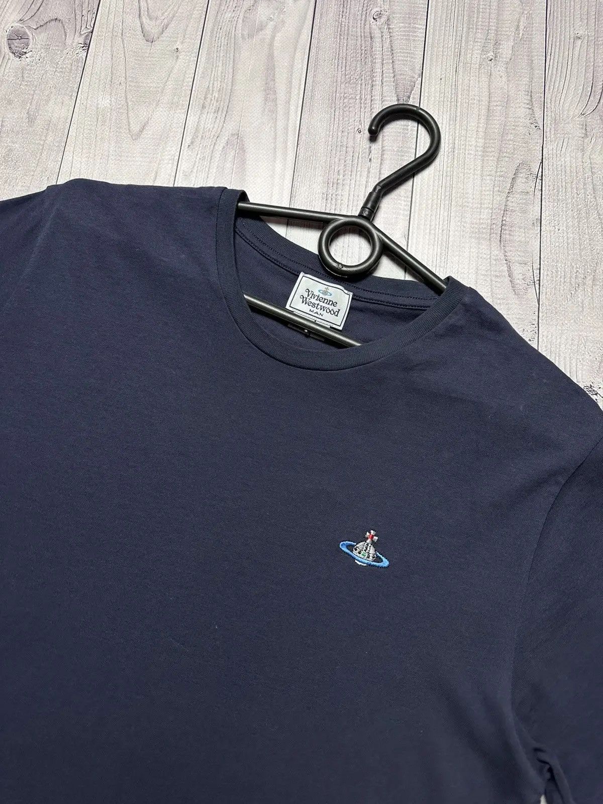 Vivienne Westwood Vintage Vivienne Westwood tee logo size M navy Size US M / EU 48-50 / 2 - 2 Thumbnail