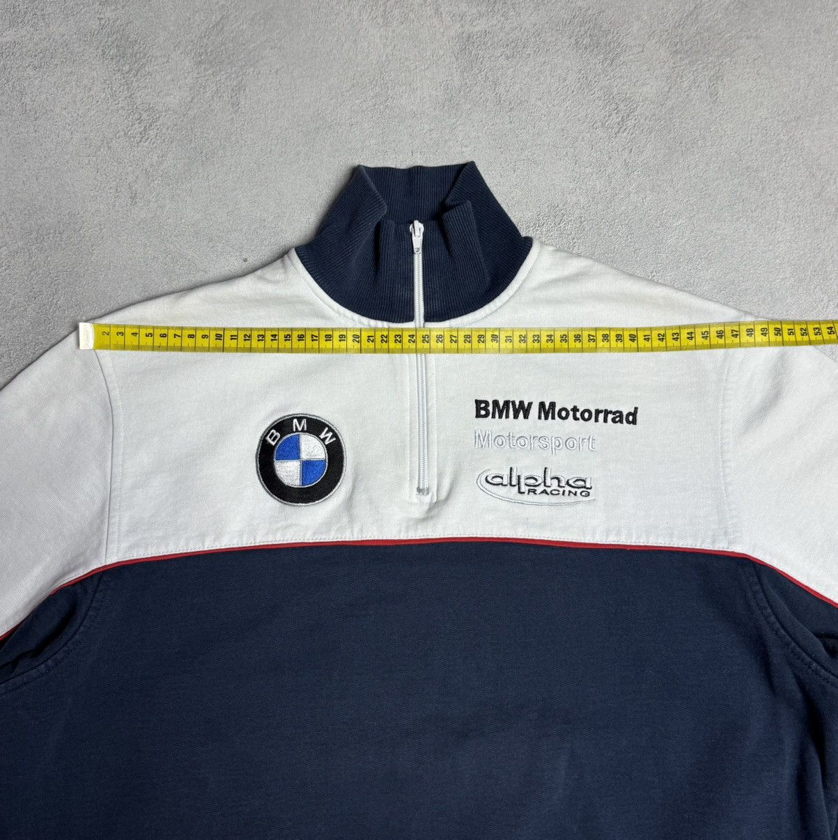 BMW BMW Motorrad Cotton 1/4 Zip Racing Sweatshirt Big Logo Size US L / EU 52-54 / 3 - 20 Thumbnail
