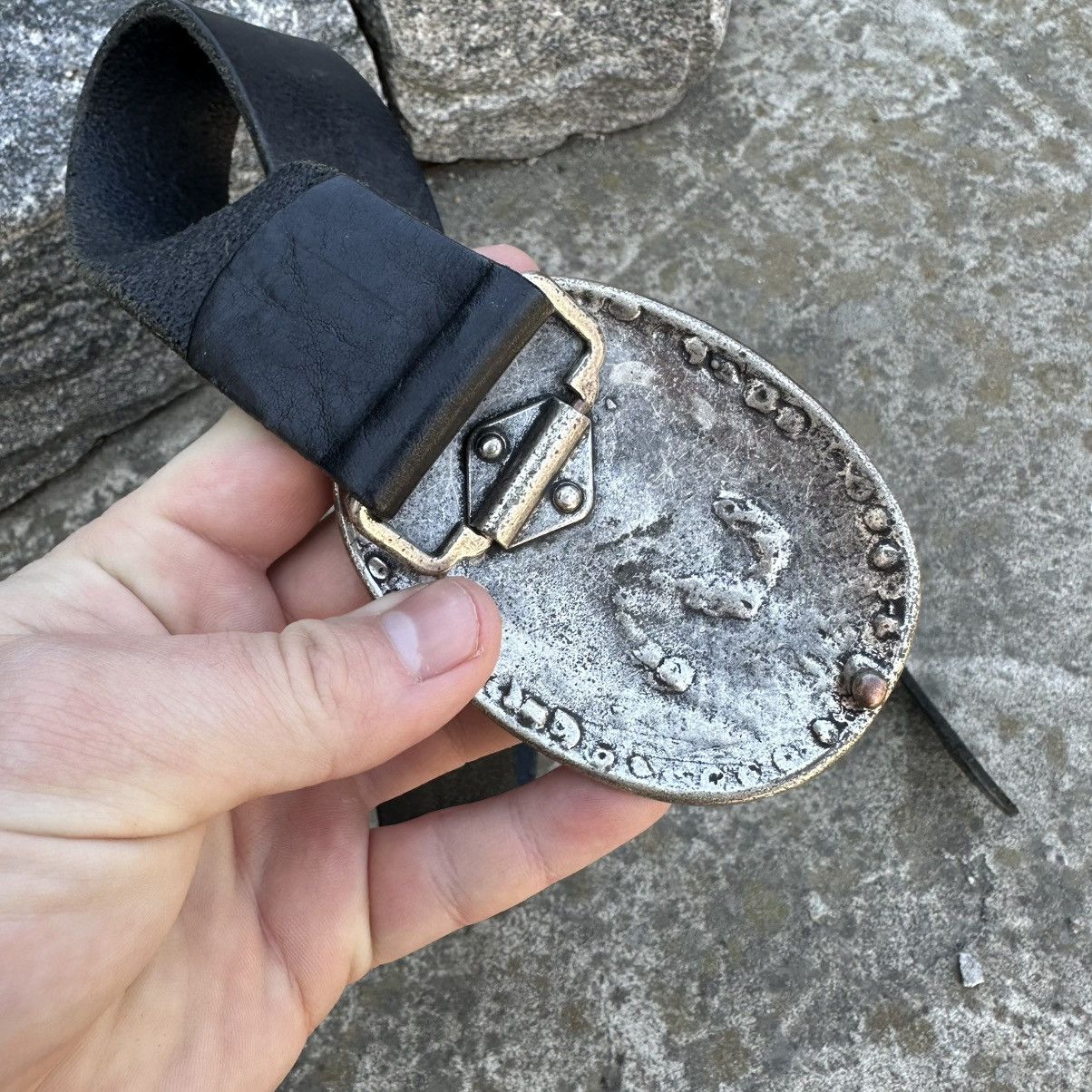 Hypebeast × Japanese Brand Vintage Japanese Style SC Leather Belt Hype Rare Cowboy Y2K Size ONE SIZE - 5 Thumbnail