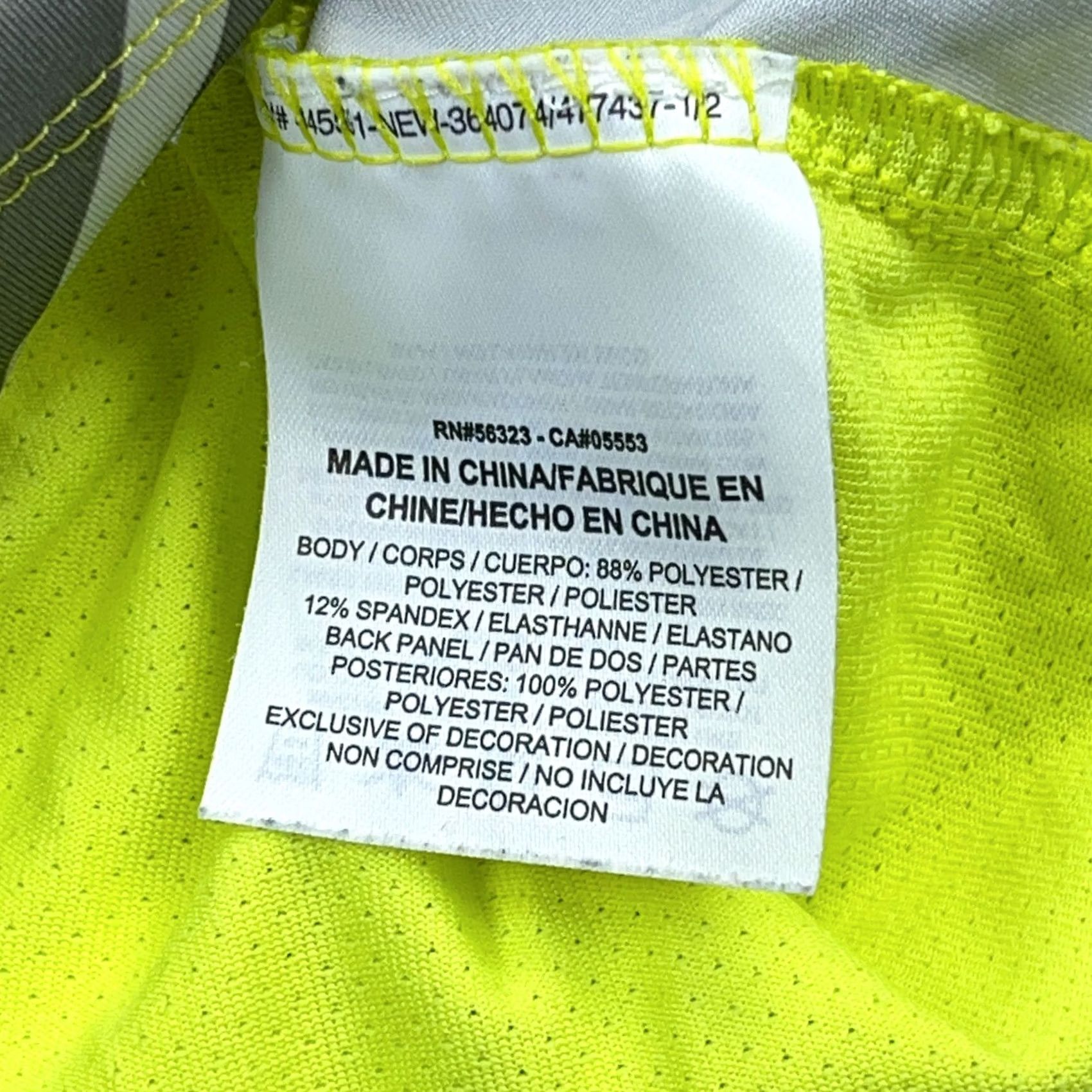 Nike Nike Polo Shirt Men L Yellow Gray Dri-Fit Tour Performance Golf Geometric Size US L / EU 52-54 / 3 - 3 Thumbnail