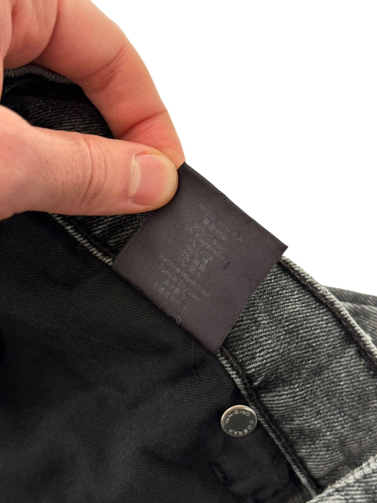 Rhude Pill Snap Leg Grey Denim Size US 32 / EU 48 - 12 Thumbnail
