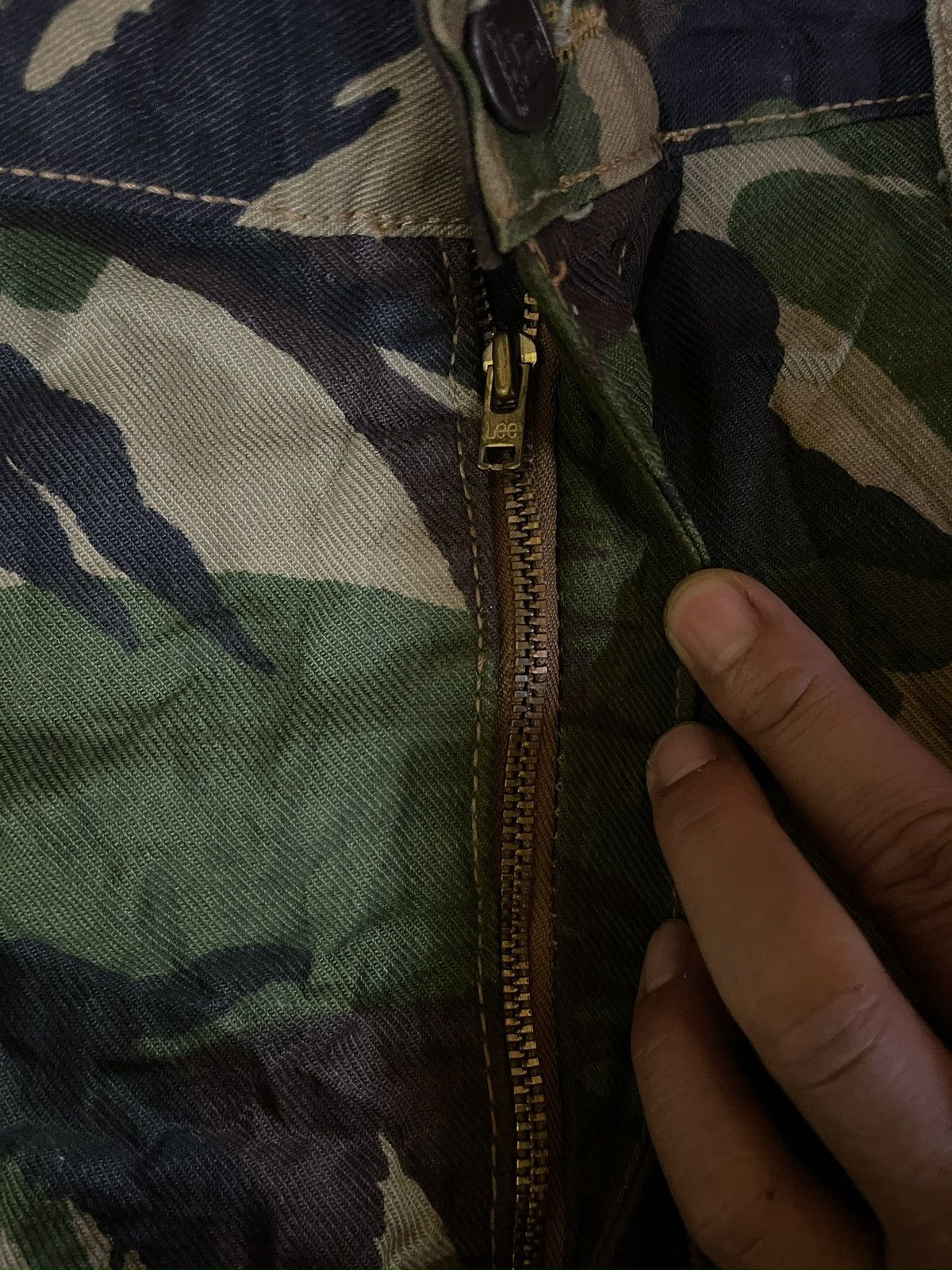 Vintage Dpm british camo x LEE ziper Size US 35 - 6 Thumbnail