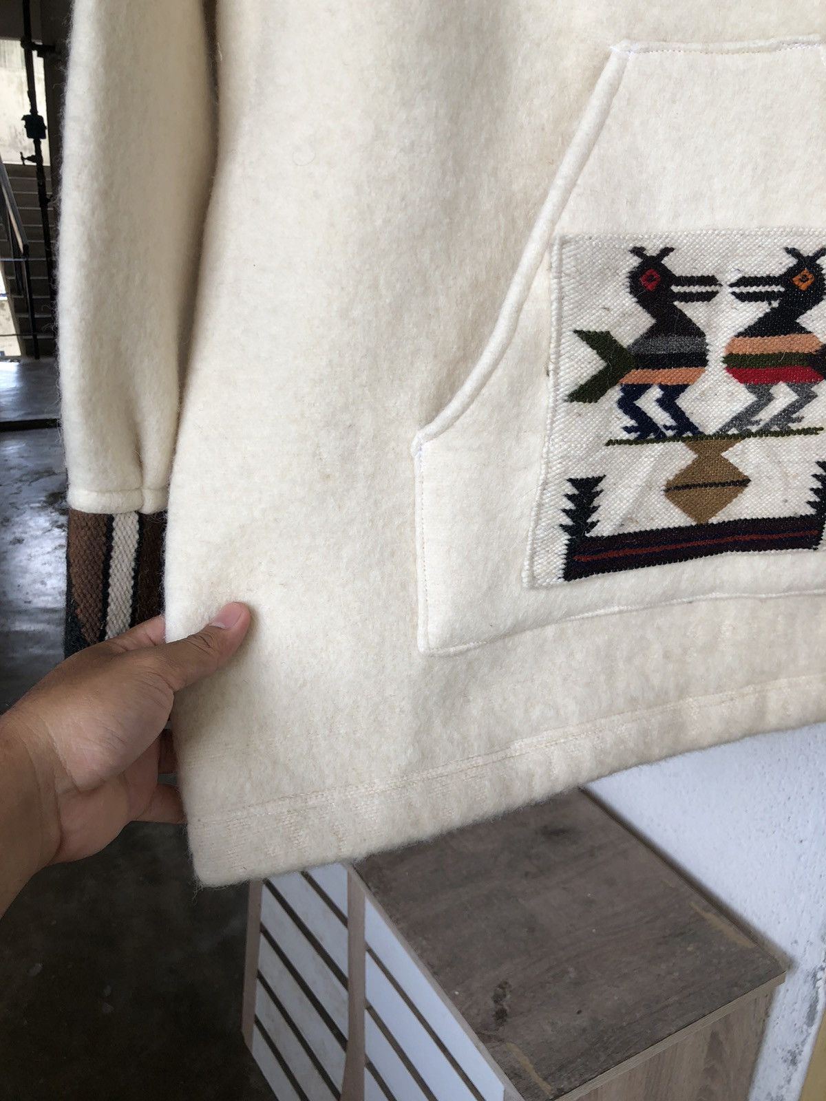 Native Rare🔥Vtg Artesanias Indigenas Hand Made Chimayo Wool Jacket Size US L / EU 52-54 / 3 - 18 Thumbnail