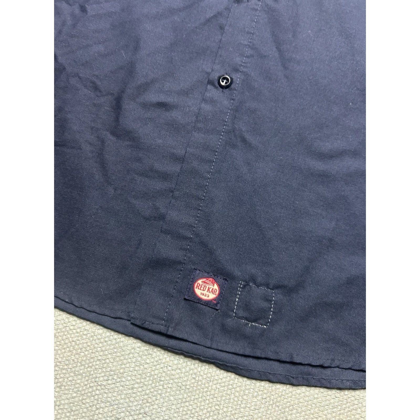 Red Kap Red Kap shirt Short sleeve Button 2 tone work mechanic technician uniform Large L Mens Size US L / EU 52-54 / 3 - 2 Thumbnail
