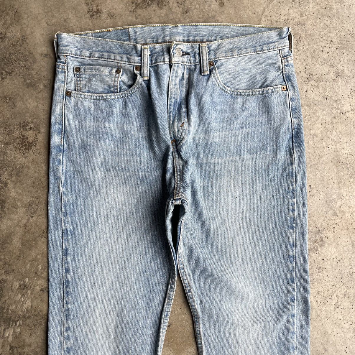 Levi's Vintage Clothing 🔥Vintage Levis 510 Stoned Washed Regular Fit Denim Jeans Size US 35 - 2 Thumbnail