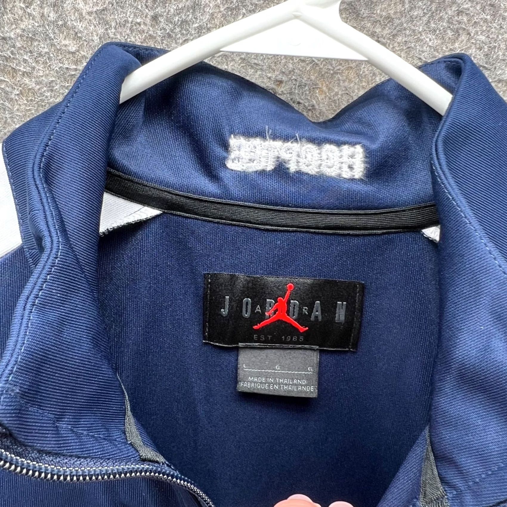 Jordan Brand VINTAGE Jordan Jacket Mens L Blue Windbreaker Full Zip Athletic Y2K Track Size US L / EU 52-54 / 3 - 7 Thumbnail