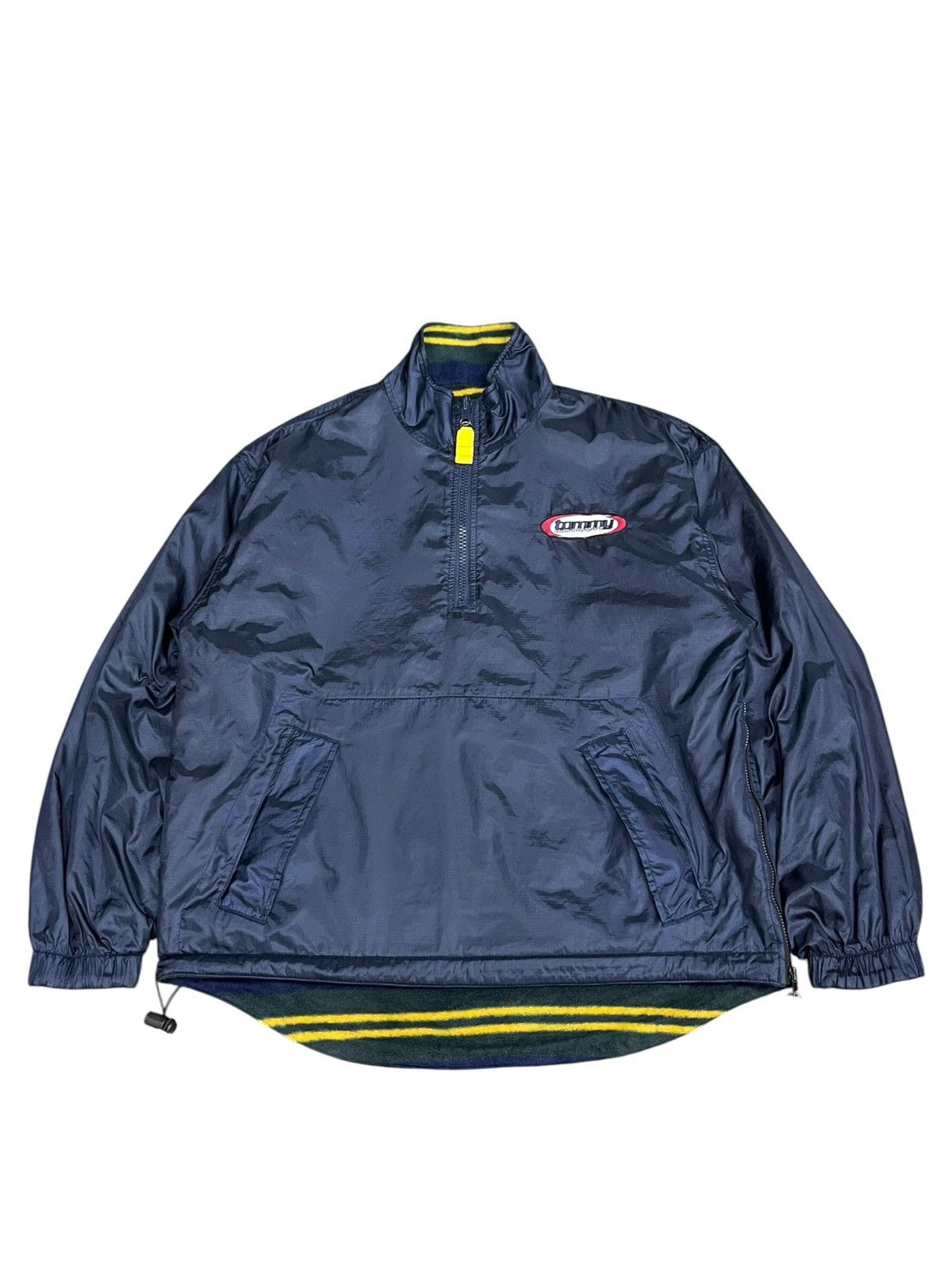 Tommy Hilfiger Vintage 90s Tommy Hilfiger Reversible Stripe Fleece Nylon Size US L / EU 52-54 / 3 - 7 Thumbnail