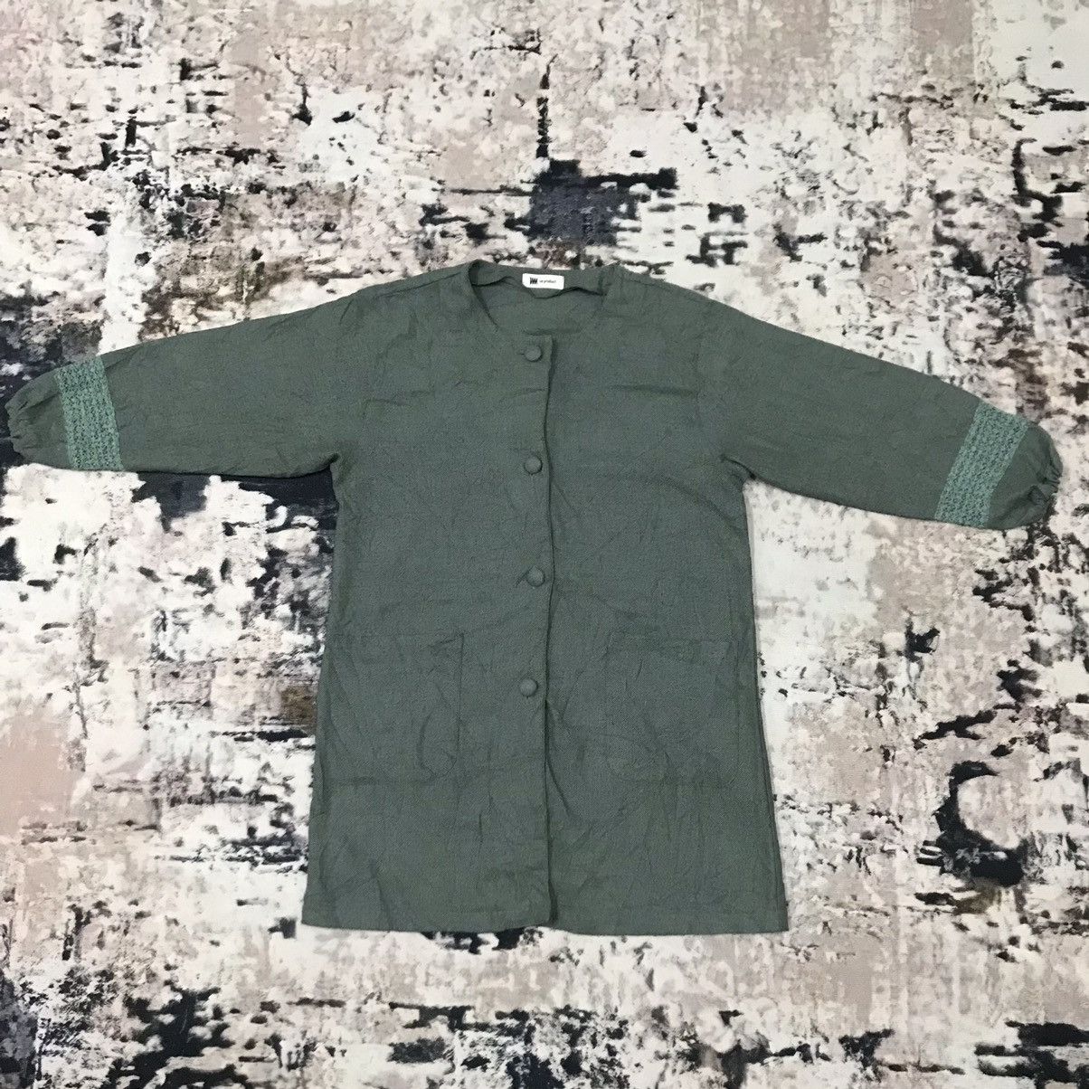 Issey Miyake × Japanese Brand × Vintage Im Product Linen Button Up Open Colar Size M / US 6-8 / IT 42-44 - 9 Thumbnail