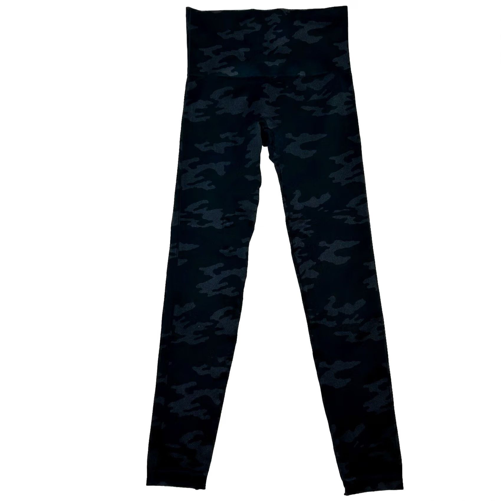 Spanx Spanx Womens Look At Me Now Seamless Camo Leggings Black Size Small Size 28" / US 6 / IT 42 - 2 Thumbnail