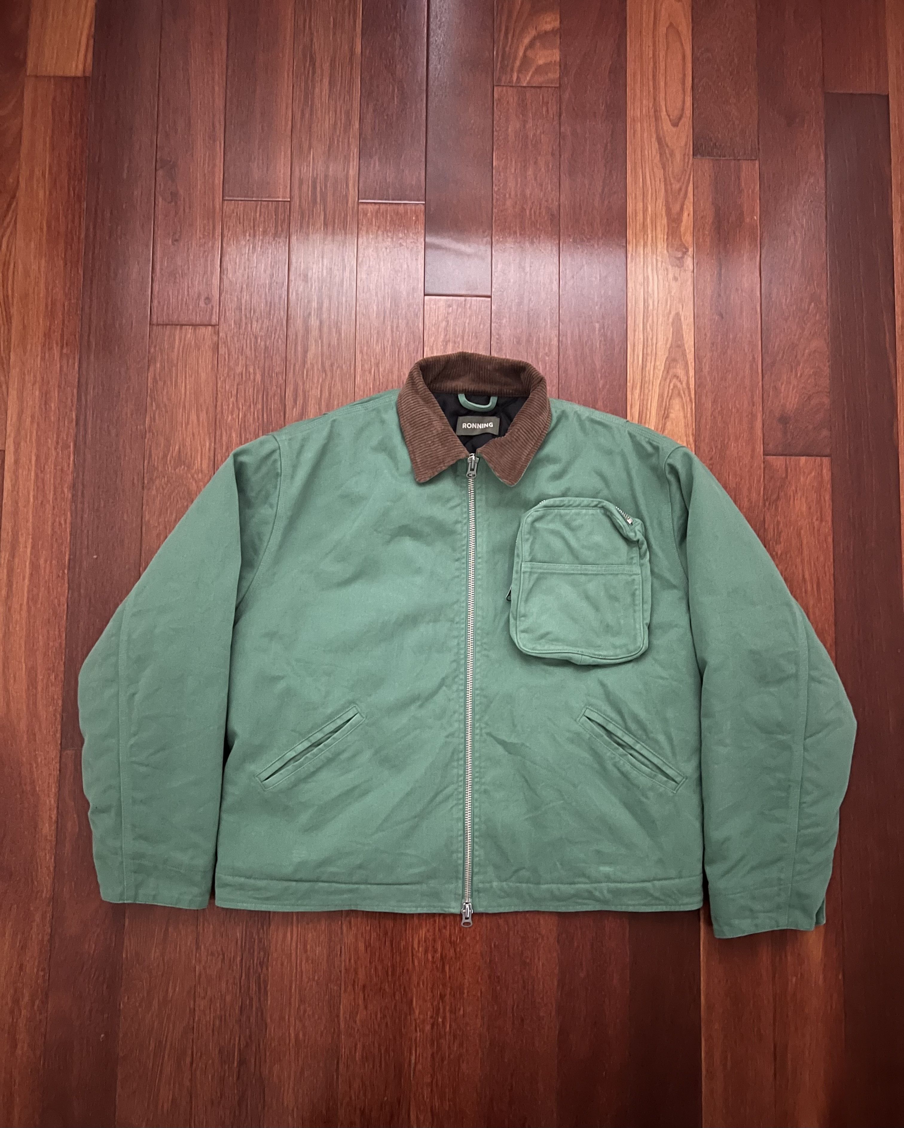 Ronning 💚 Ronning Seafoam Green Padded Zip Work Jacket X-Large NEW Size US XL / EU 56 / 4 - 5 Thumbnail