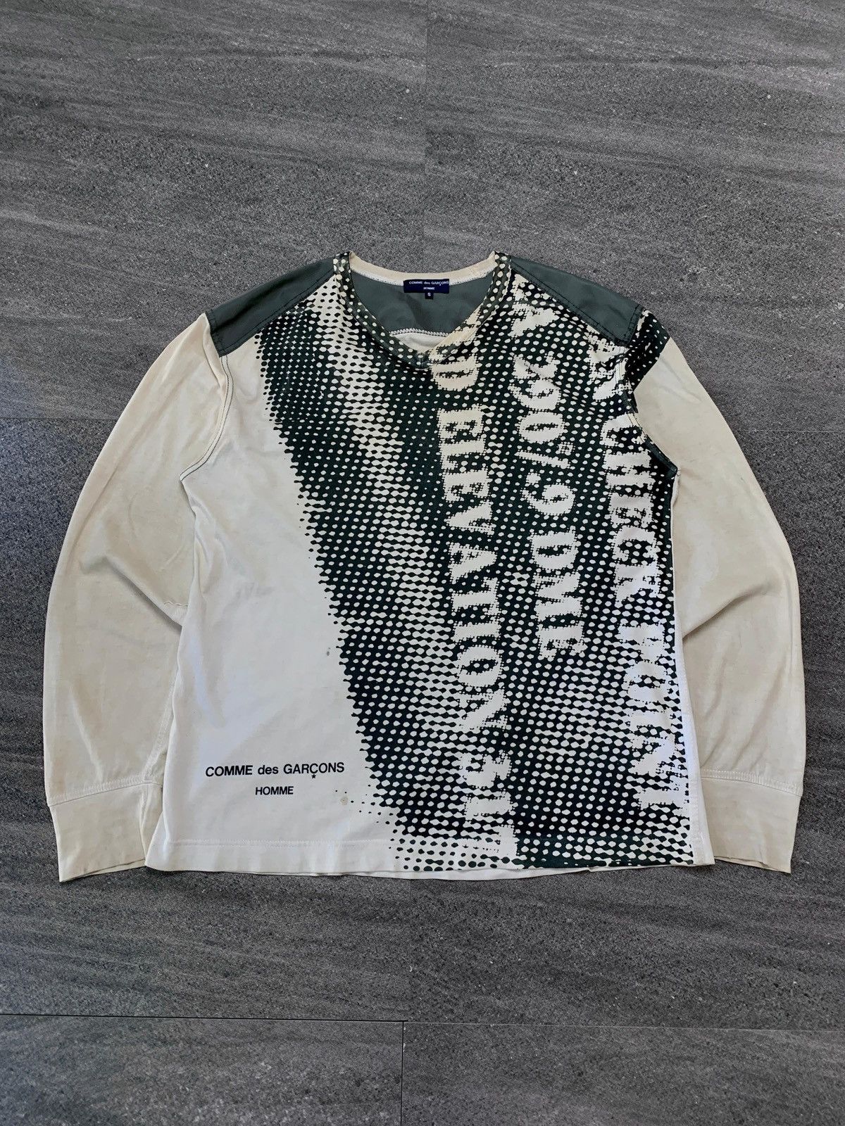 Comme des Garcons Homme 2007 Full Print Graphic Long Sleeve tee- Medium Size US M / EU 48-50 / 2 - 2 Thumbnail