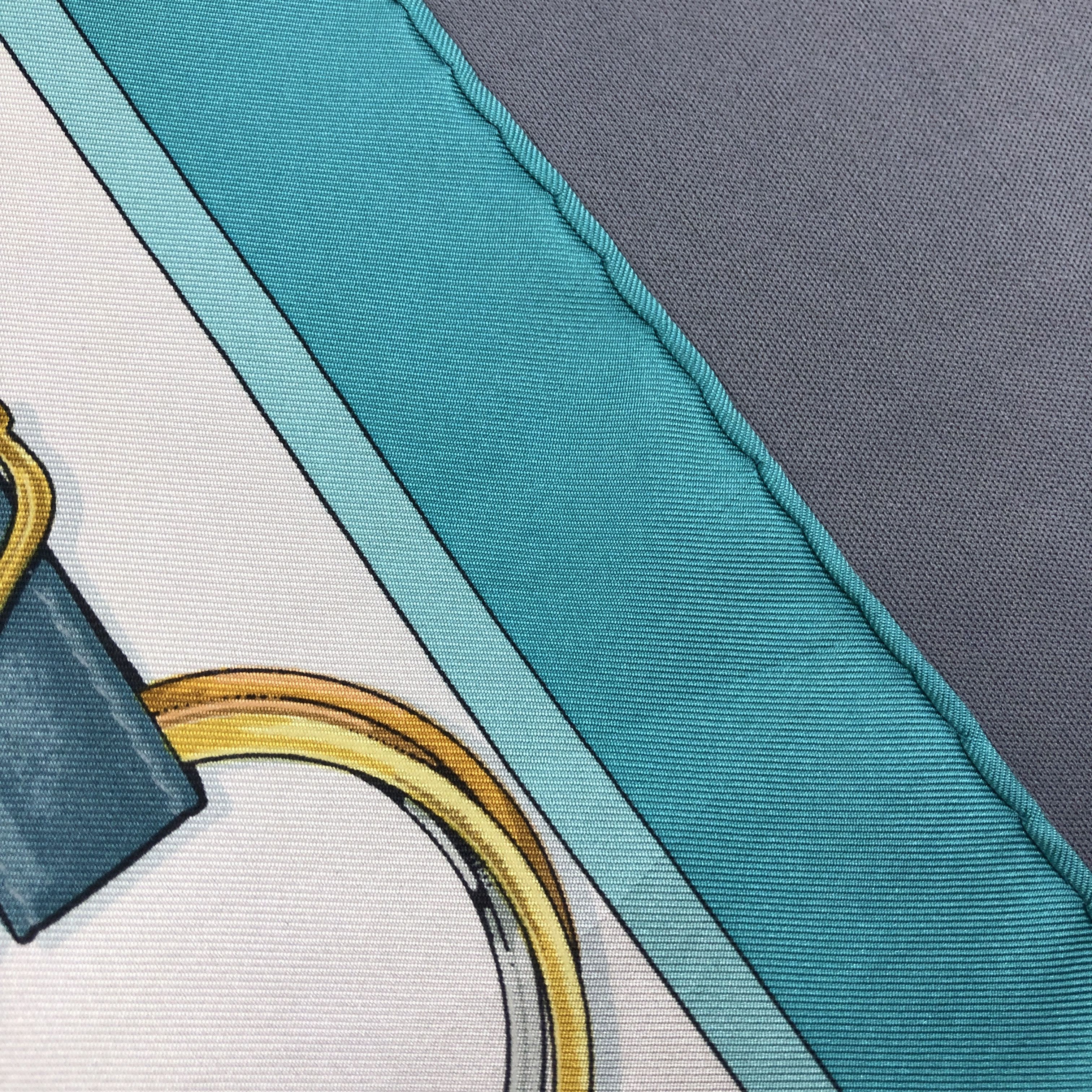 Cartier × Vintage Vintage Cartier SILK Scarf Twill Stole Wraps Scarves Size ONE SIZE - 11 Thumbnail