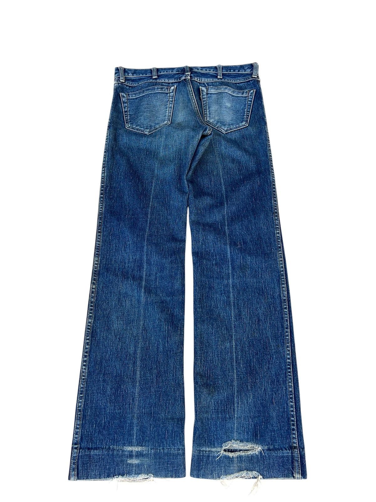 Vintage Vintage Cosmic Wonder Japan Dirty Mud Denim Flare Jeans Size US 32 / EU 48 - 12 Thumbnail