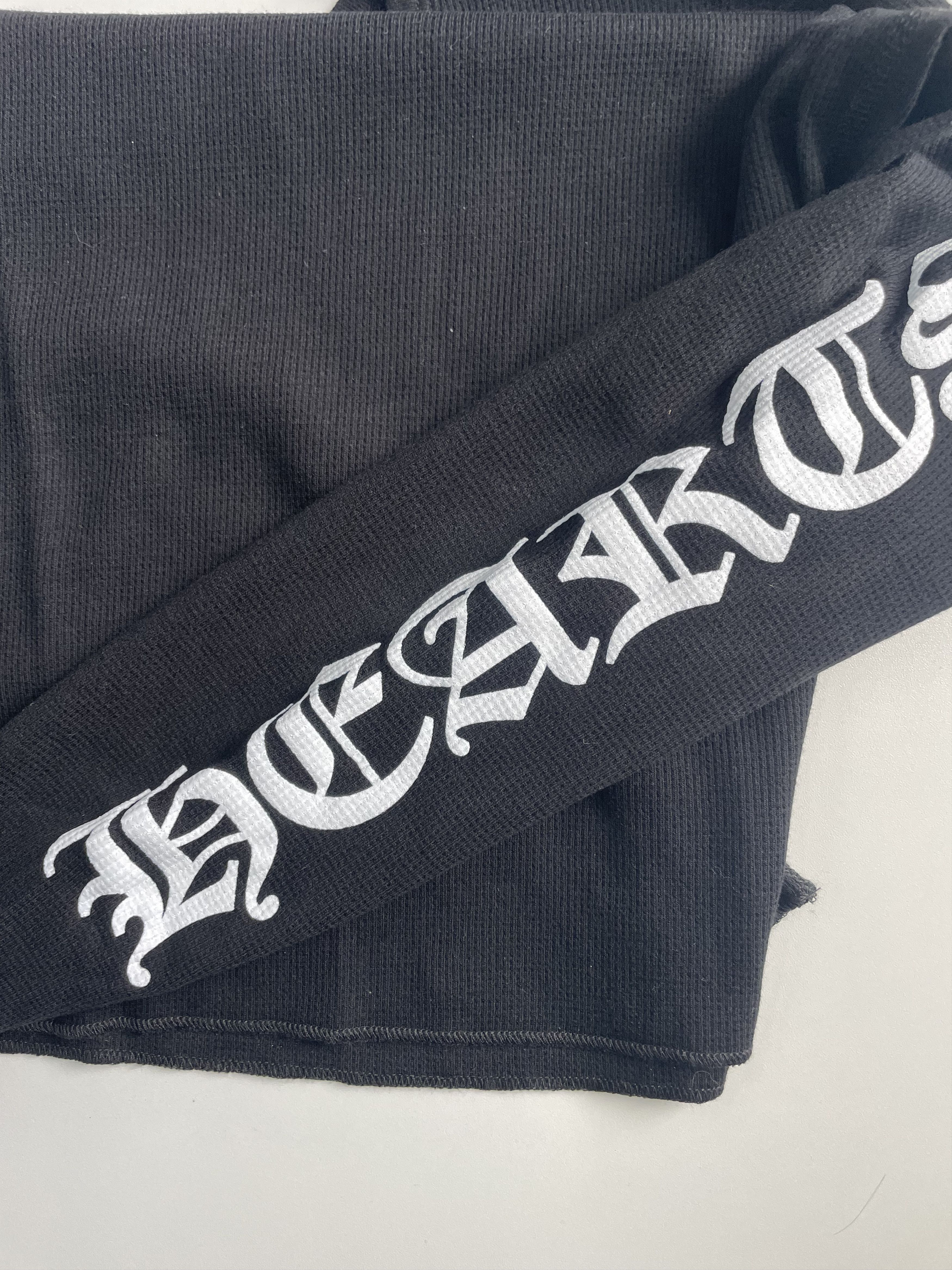 Chrome Hearts Chrome Hearts Scroll Logo Sleeve Waffle Thermal Shirt Size US S / EU 44-46 / 1 - 4 Thumbnail