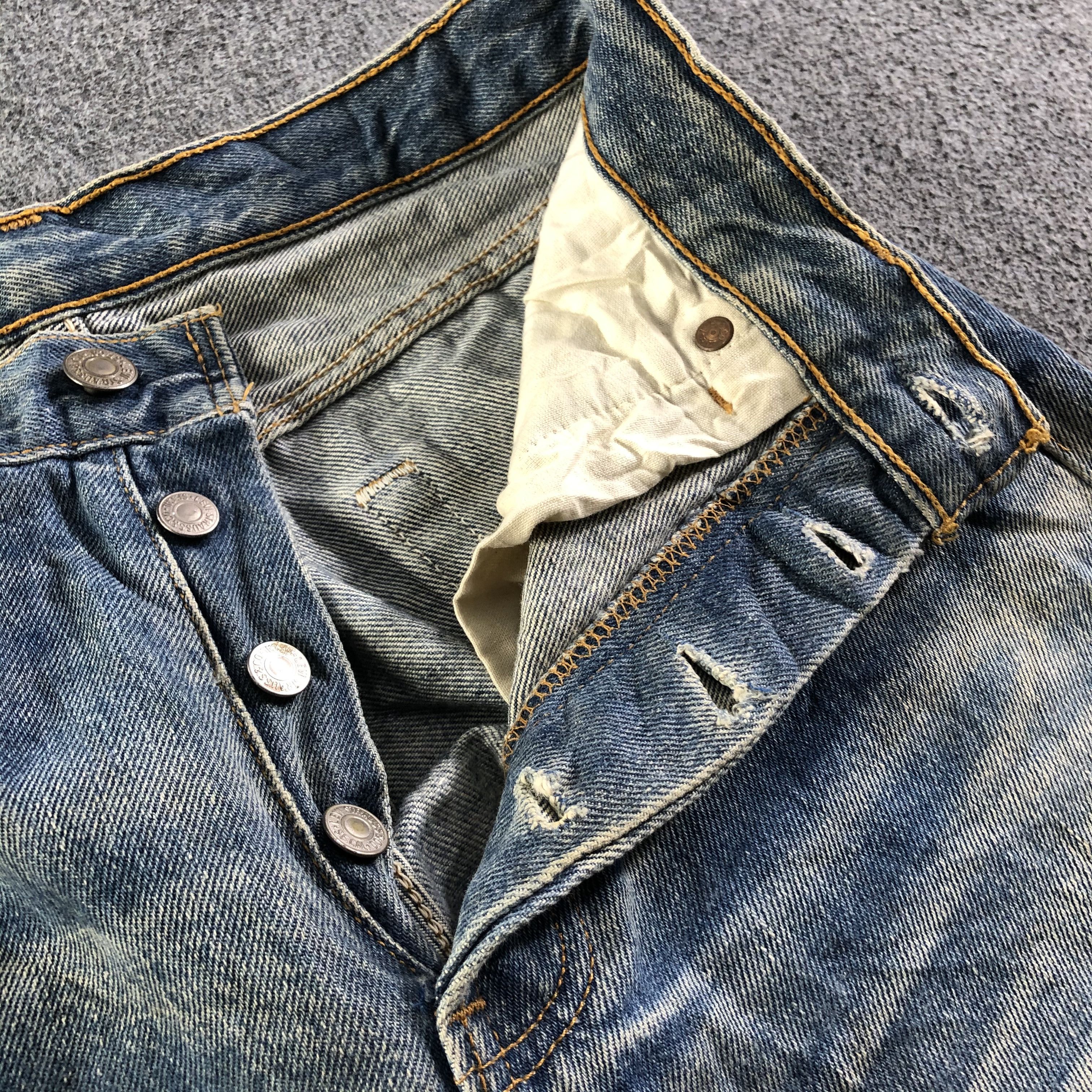 Levi's Vintage 90s Levis 501 Jeans-J4593 Size US 27 - 8 Thumbnail
