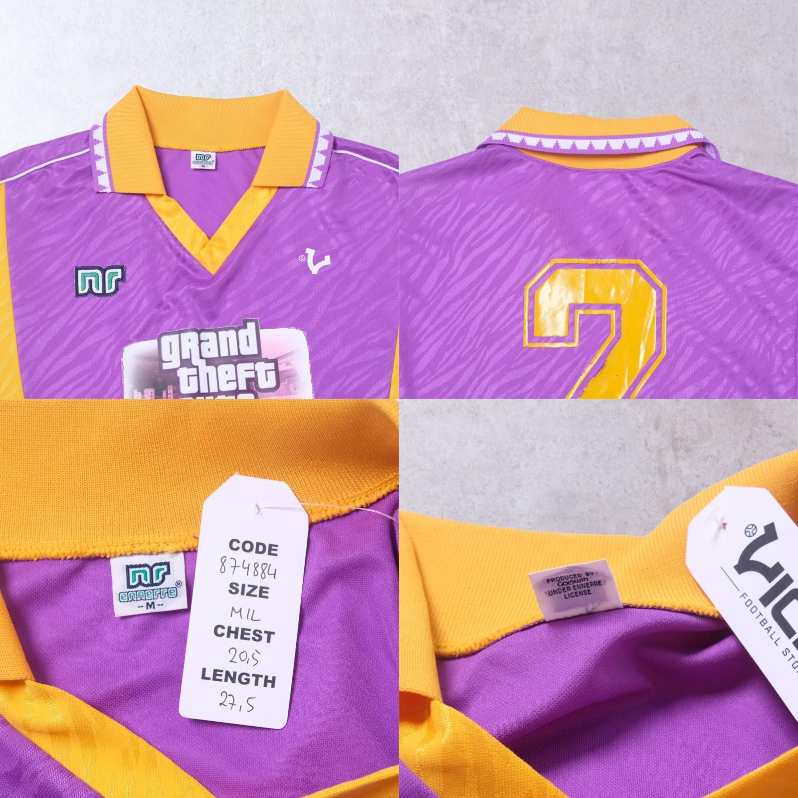 Other 1990s VICE Footbal Store Grand Theft Auto Football Shirt (L) Size US M / EU 48-50 / 2 - 6 Thumbnail