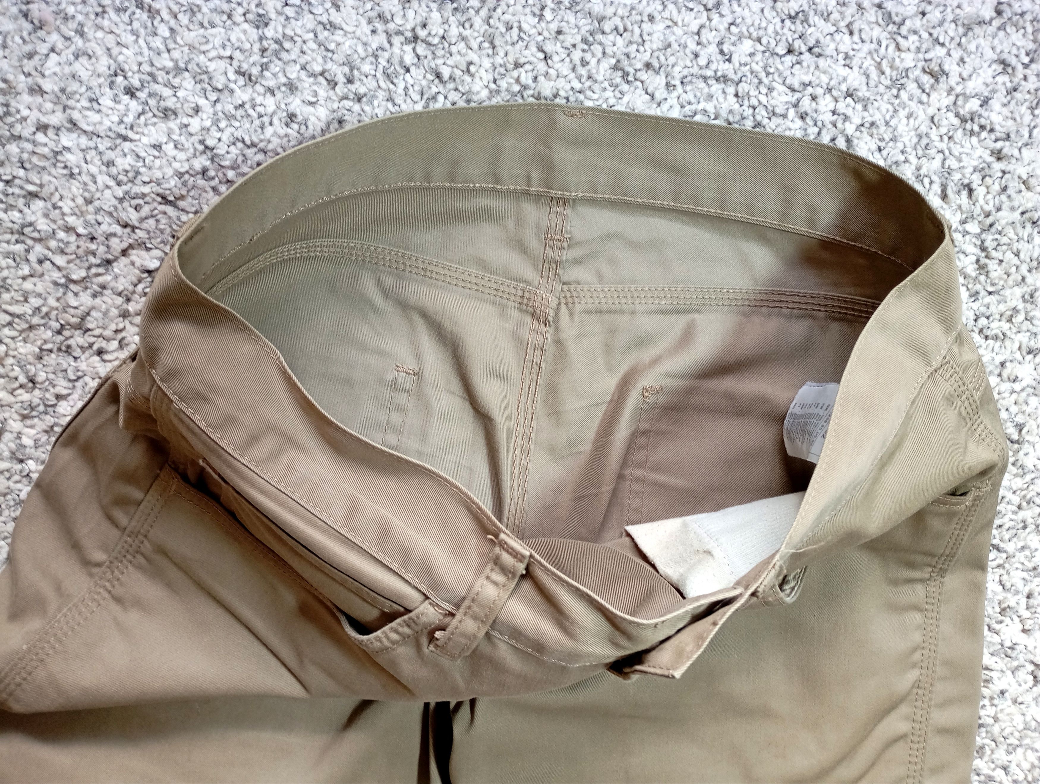 Carhartt × Vintage Carhartt Beige Vintage Single Knee Skill Pants Pocket Logo Size US 31 - 8 Thumbnail