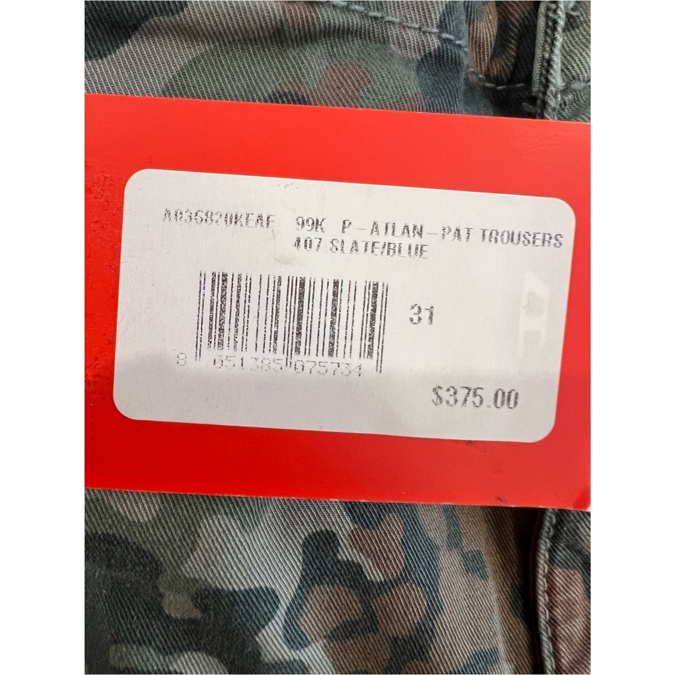 Diesel Diesel P-Atlan-Pat Camo Cargo Pants NWT Size 31 Utility Mil Size US 31 - 5 Thumbnail