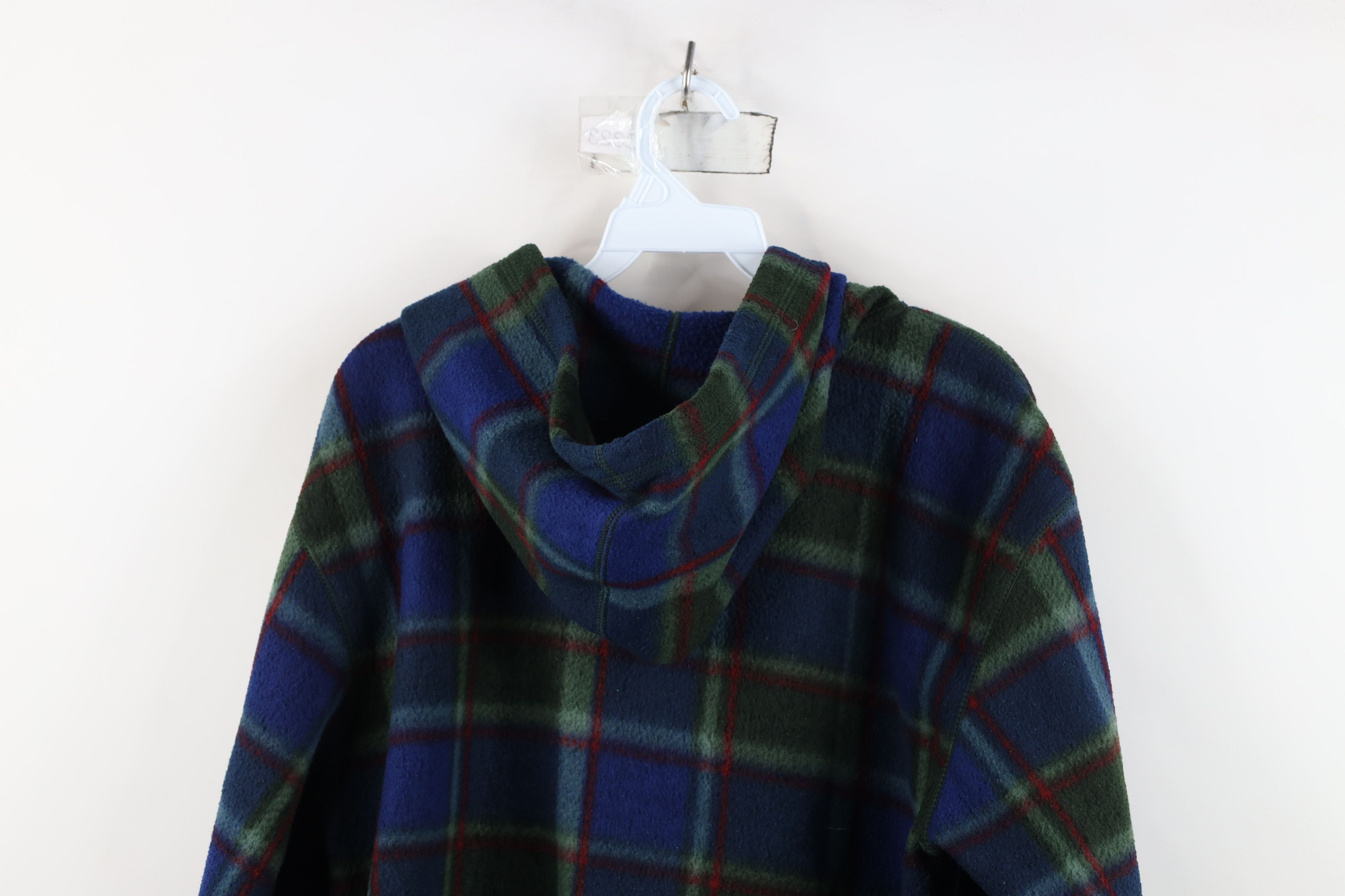 Vintage Vintage 90s Streetwear Cropped Fleece Hoodie Sweatshirt Size M / US 6-8 / IT 42-44 - 13 Thumbnail