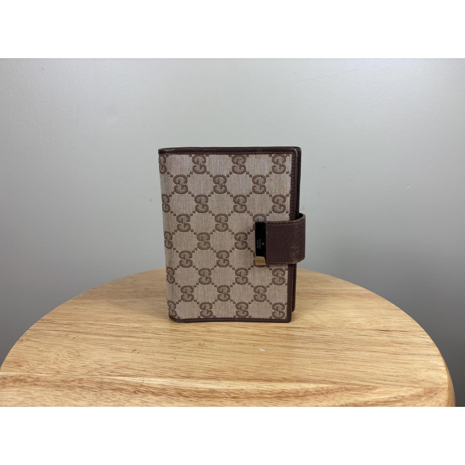 Gucci Authentic Gucci Compact Agenda GG Black Size ONE SIZE - 1 Thumbnail