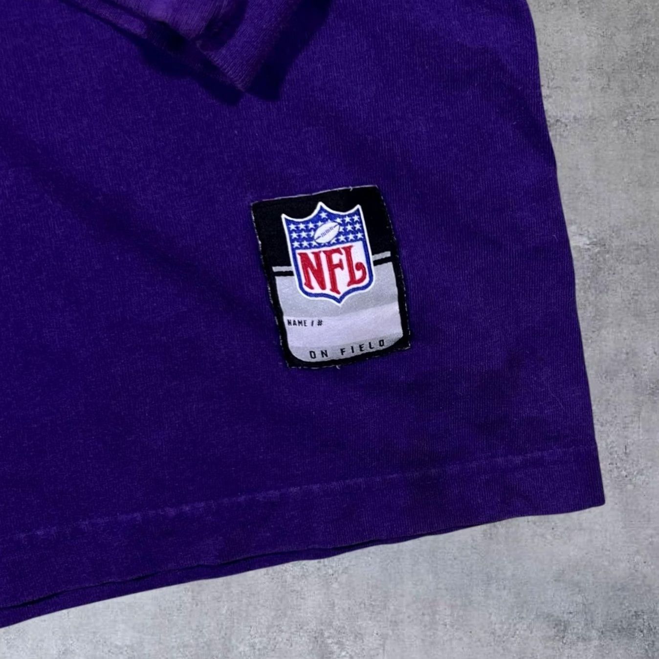 Reebok Reebok NFL Baltimore Ravens Football Spellout Graphic Purple Long Sleeve T-Shirt XXL Size US XXL / EU 58 / 5 - 4 Thumbnail