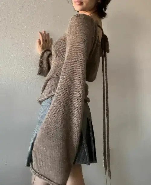 Japanese Brand × Vintage Autumn Women's Temperament Flared Sleeve Size ONE SIZE - 2 Thumbnail