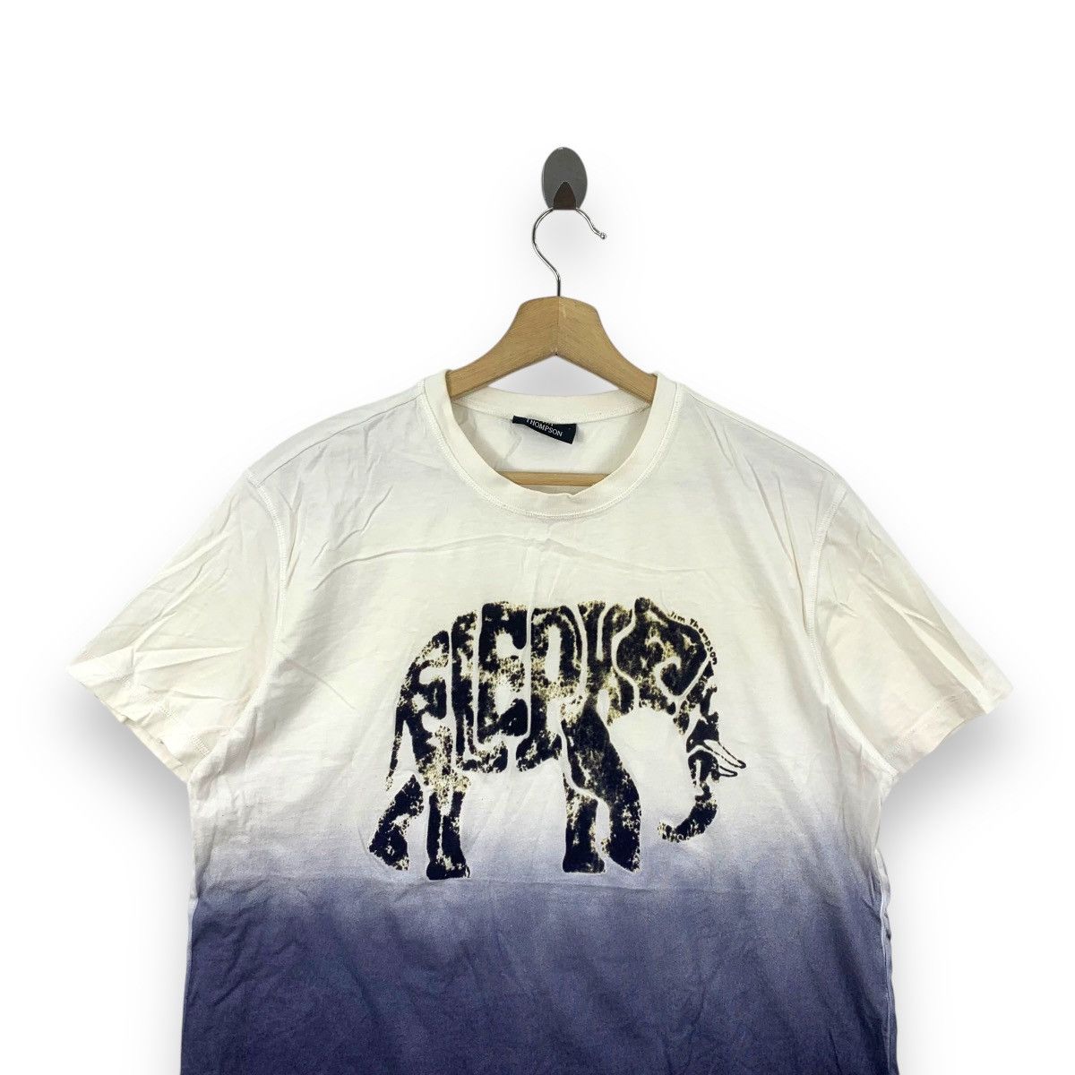 Jim Thompson Vintage JIM THOMPSON ELEPHANT Thailand Silk Tee Shirt Size L / US 10 / IT 46 - 2 Thumbnail
