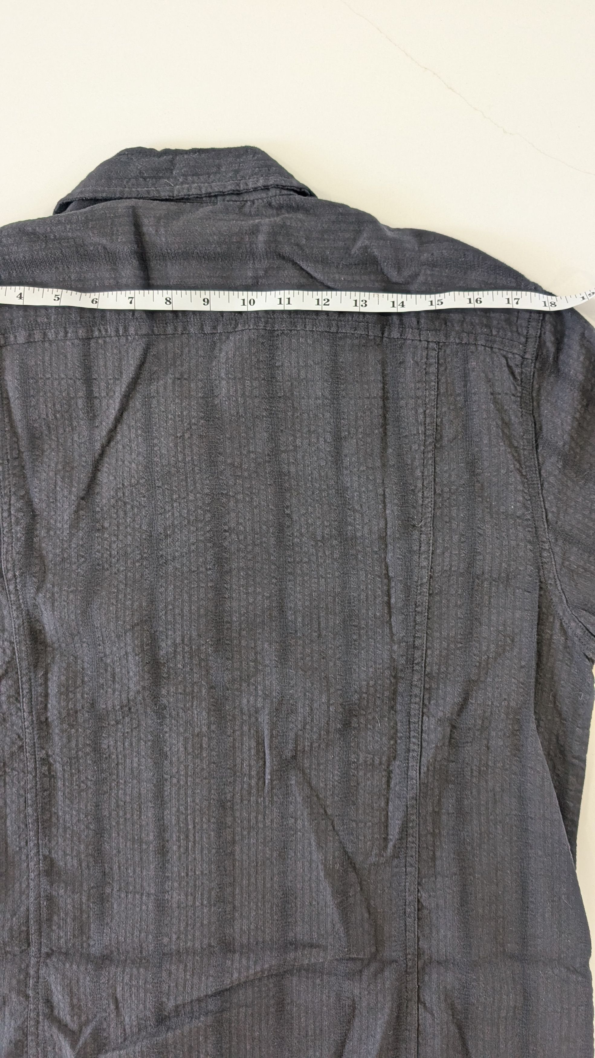 Corridor Corridor NYC Black Striped Seersucker Size S Size US S / EU 44-46 / 1 - 7 Thumbnail