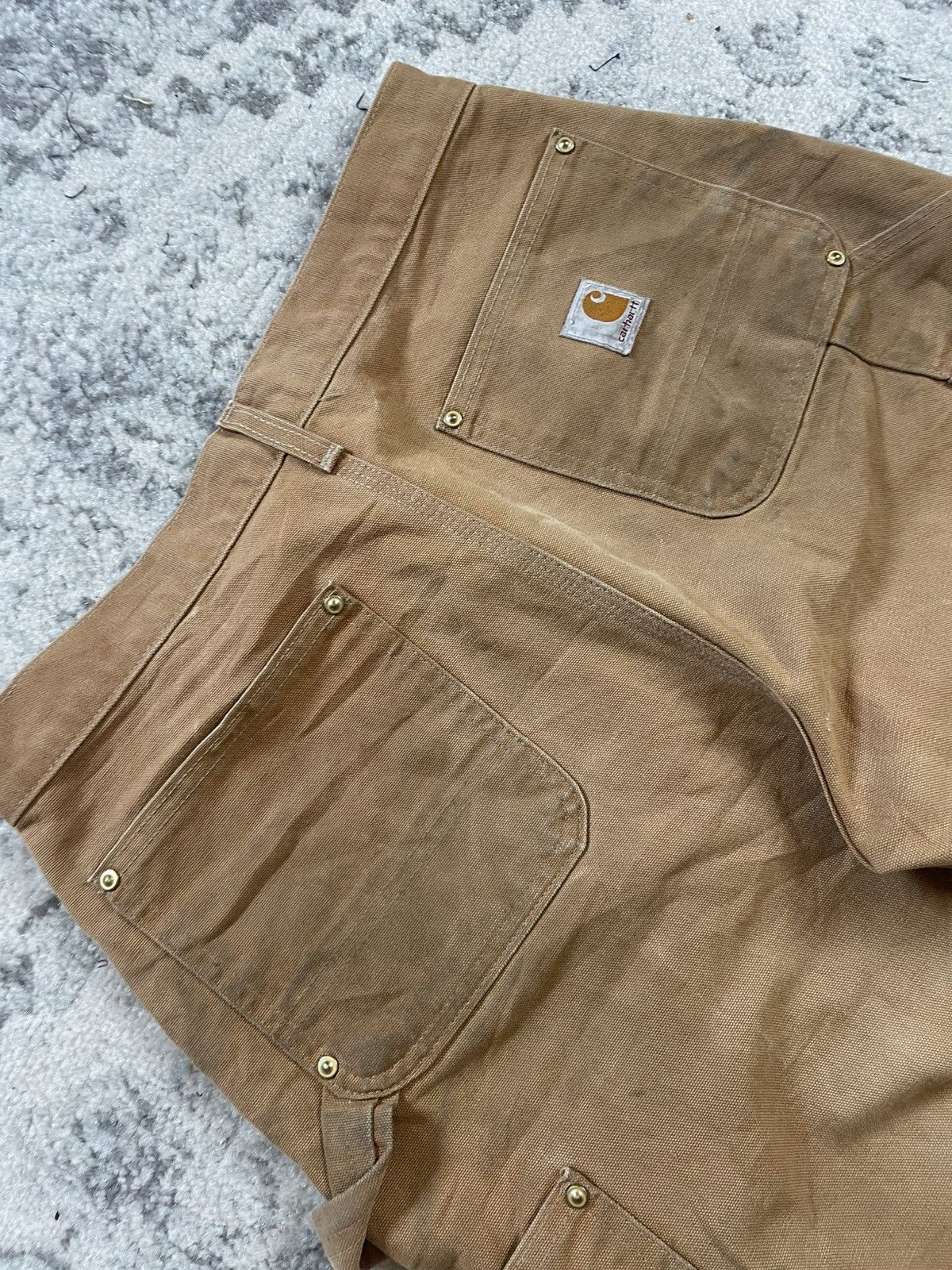 Carhartt Pantalon carhartt Double knee workwear vintage 30x34US Size US 30 / EU 46 - 5 Thumbnail
