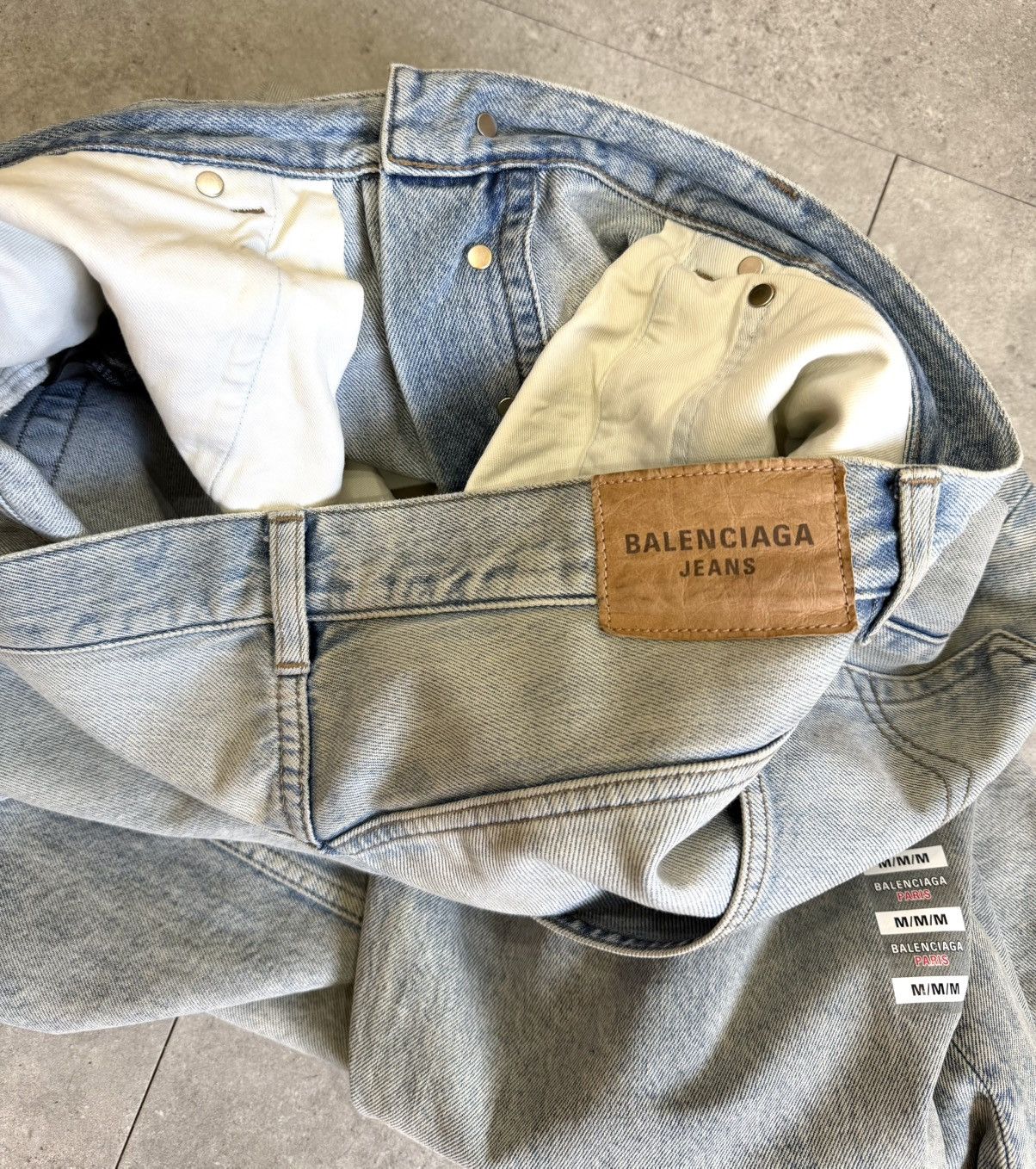 Balenciaga Balenciaga Sticker Denim Baggy Jeans Size US 38 / EU 54 - 9 Thumbnail