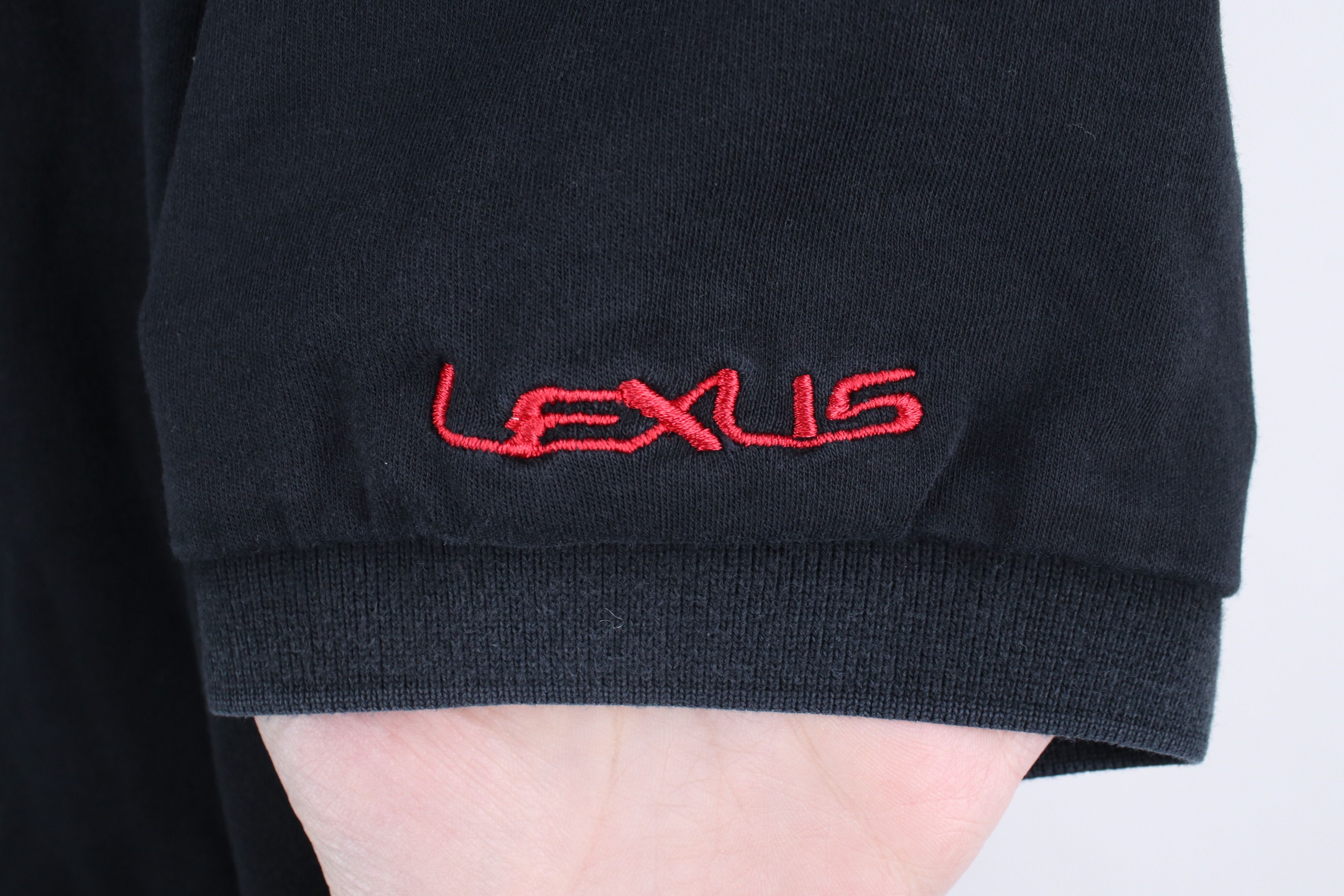 Ralph Lauren × Vintage Vintage 90s Ralph Lauren Spell Lexus Car Racing Polo Black Size US L / EU 52-54 / 3 - 4 Thumbnail