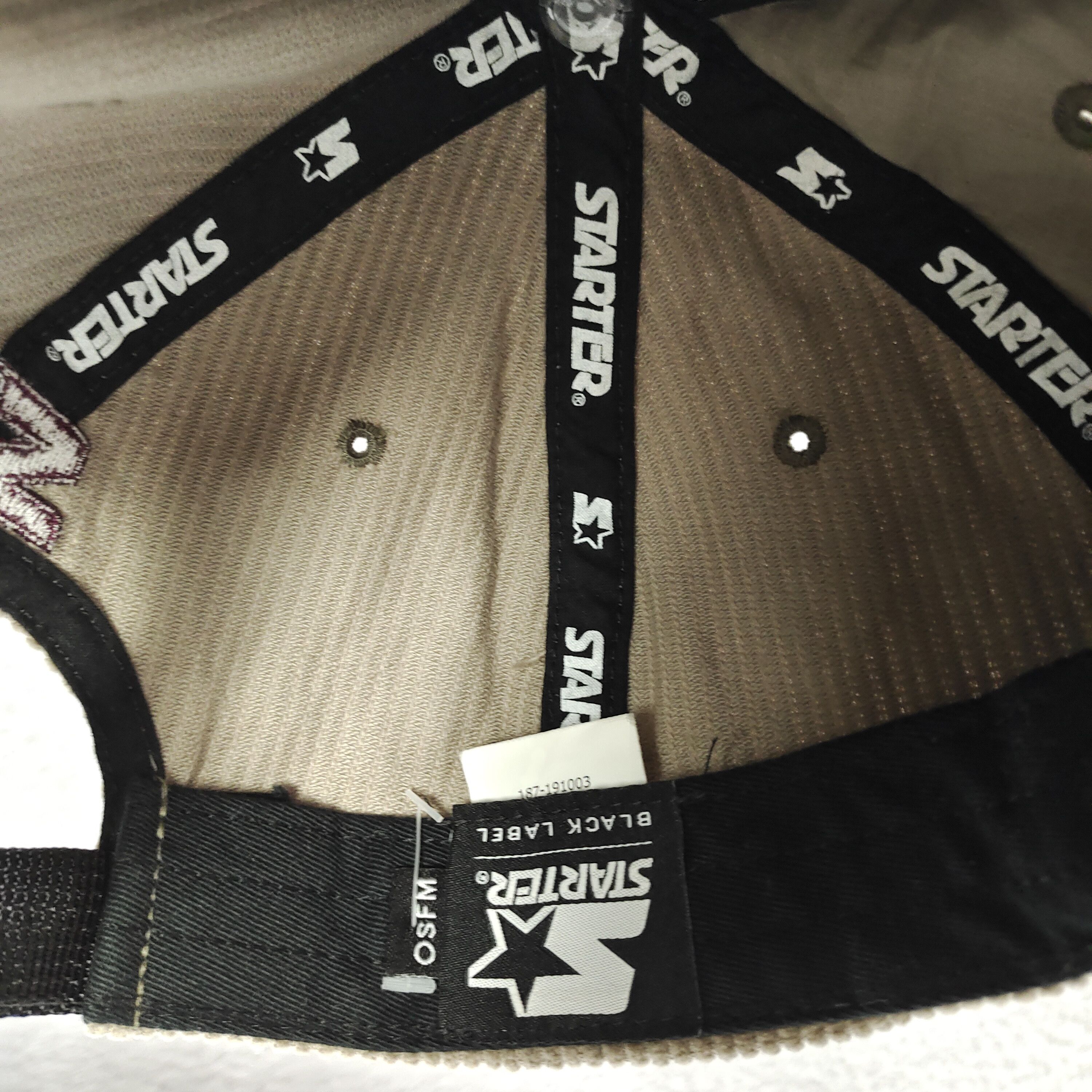 Starter STARTER BLACK LABEL OSFM CORDUROY BEIGE CAP Size ONE SIZE - 9 Thumbnail