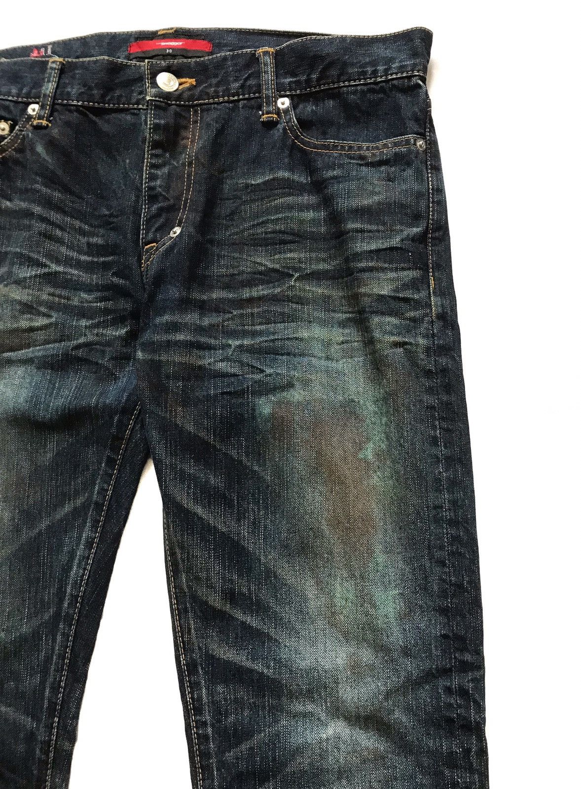 Swagger JAPANESE BRAND SWAGGER DISTRESSED PAINTED JEANS Size US 31 - 7 Thumbnail
