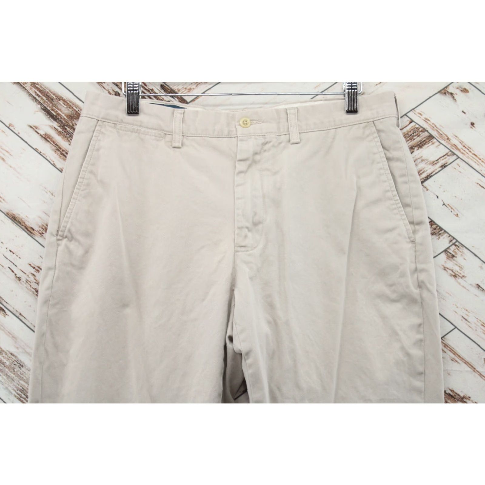 Polo Ralph Lauren VTG Polo Ralph Lauren Preston Chino Pants Men 34x31 Beige Straight Pony Casual Size US S / EU 44-46 / 1 - 3 Thumbnail