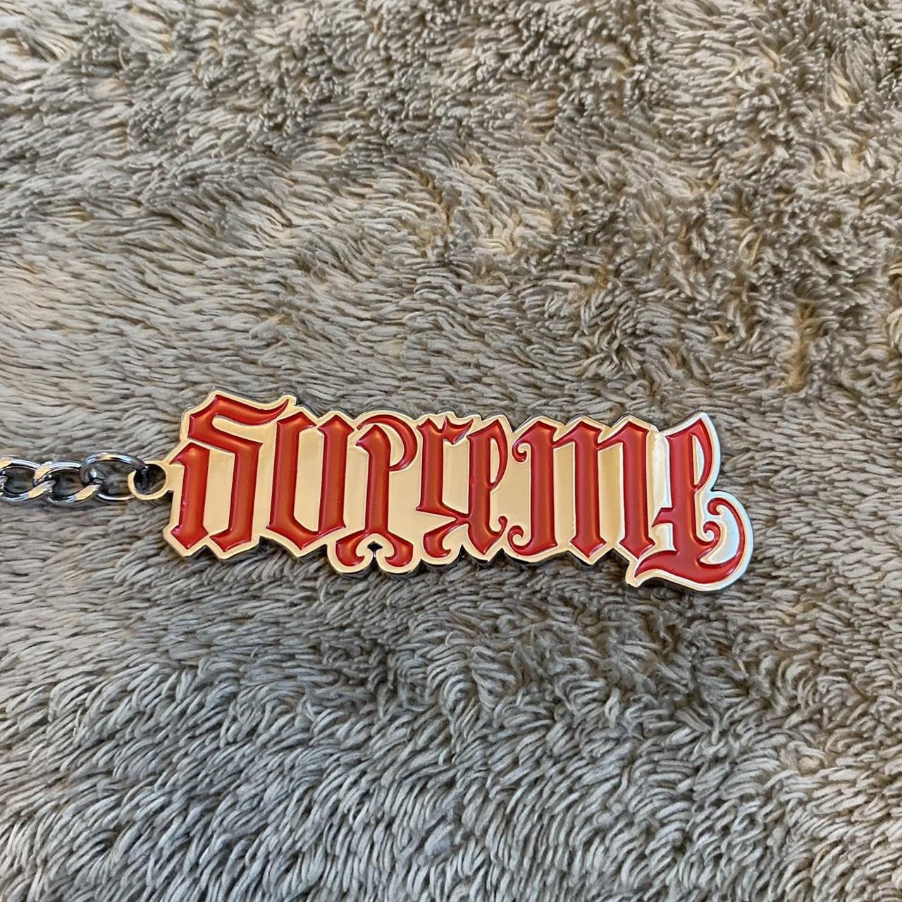 Supreme Supreme Ambigram Keychain - Red Size ONE SIZE - 6 Thumbnail