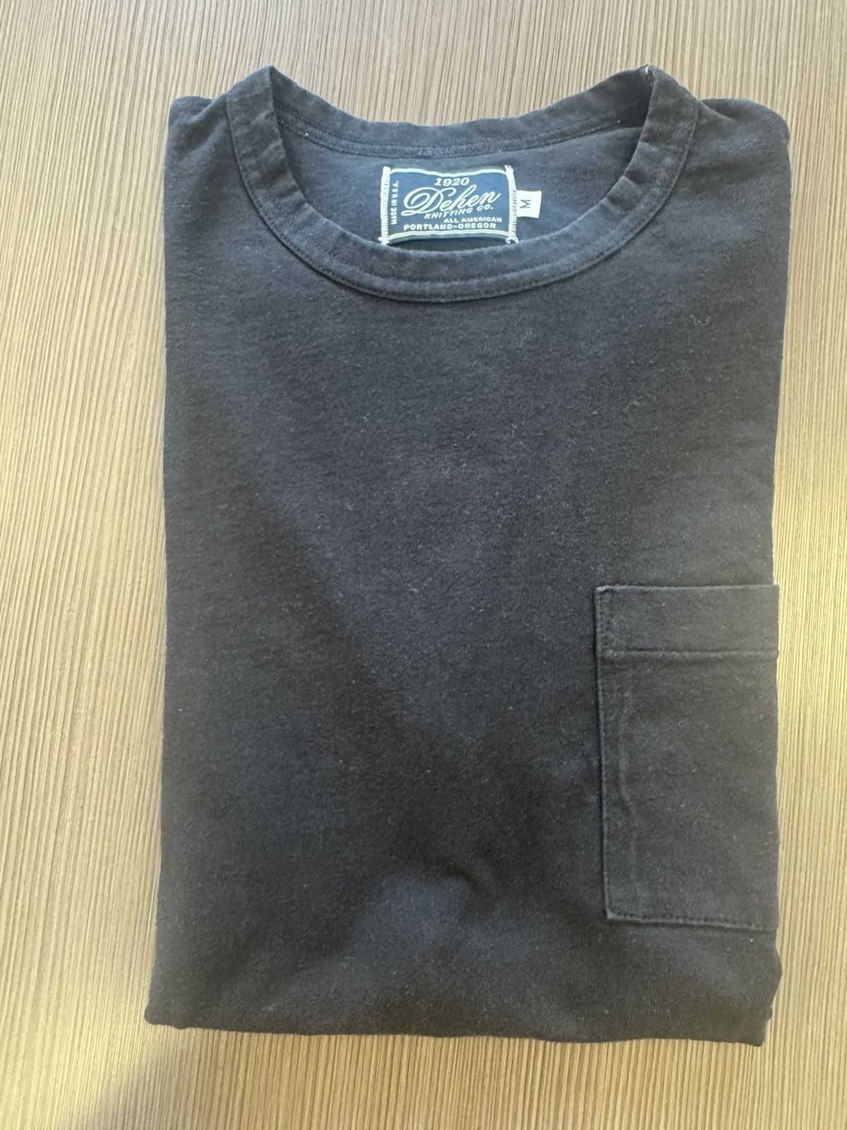 Dehen 1920 Heavy Duty Tee - Single Pocket - Black Size US M / EU 48-50 / 2 - 1 Thumbnail