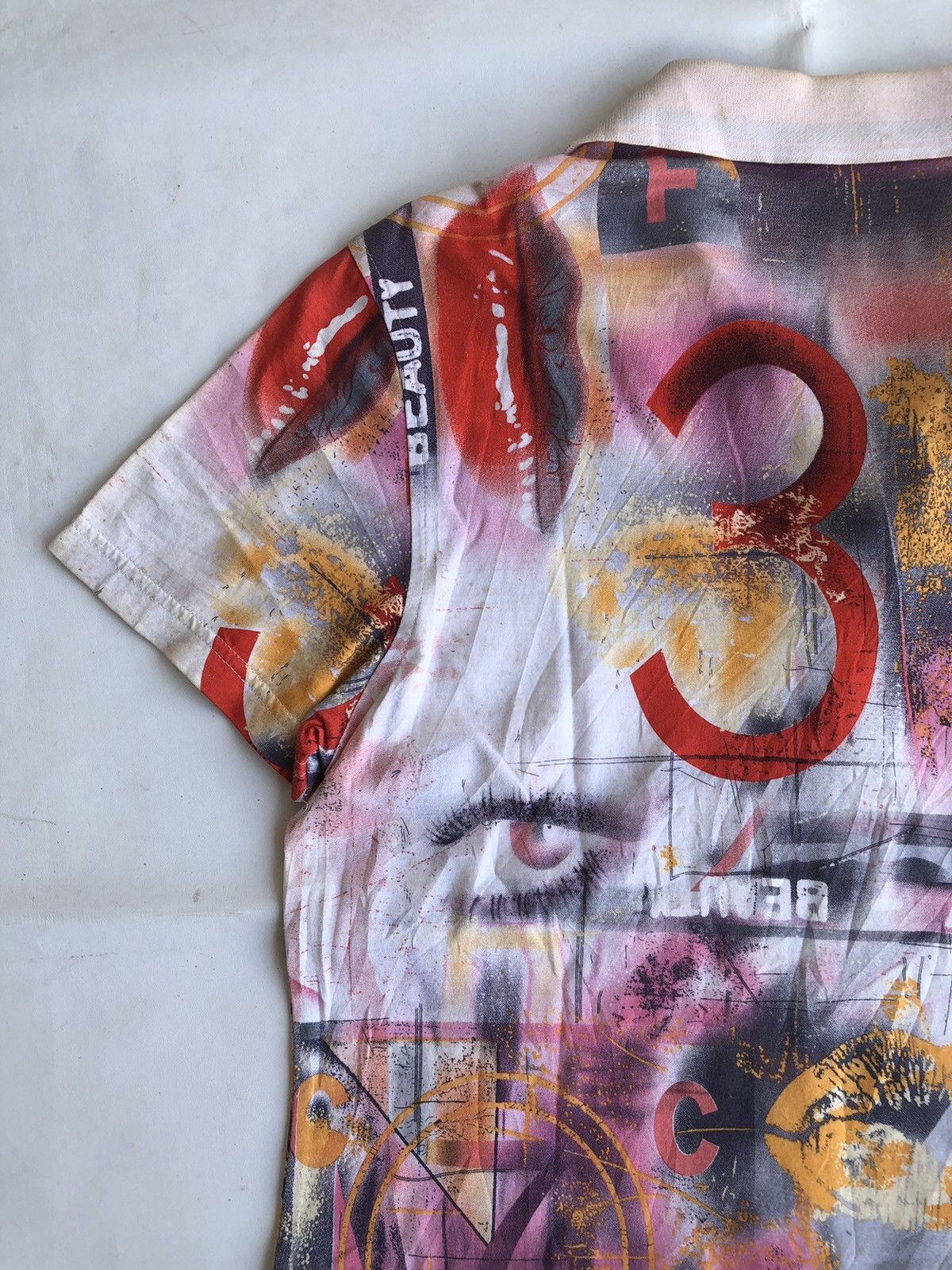 Beauty Beast Rare item AOP Artwork Button Shirt Issey Miyake Style Size US S / EU 44-46 / 1 - 7 Thumbnail