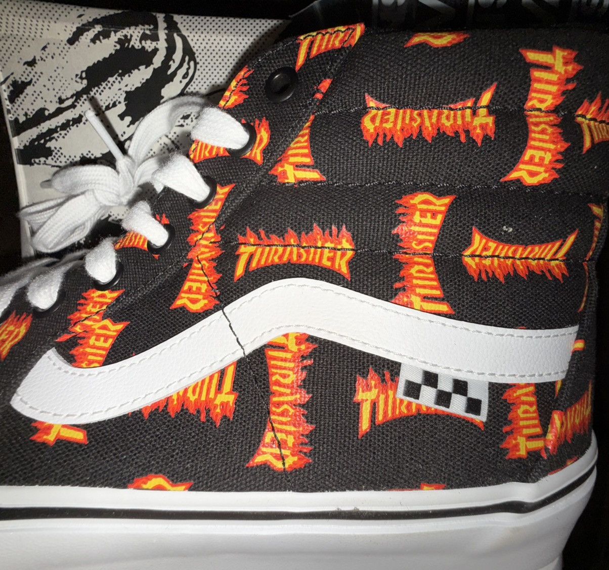 Vans Vans x Thrasher All-Over “Sk8-hi” skate/street shoes NEW! DS Size US 11 / EU 44 - 21 Thumbnail