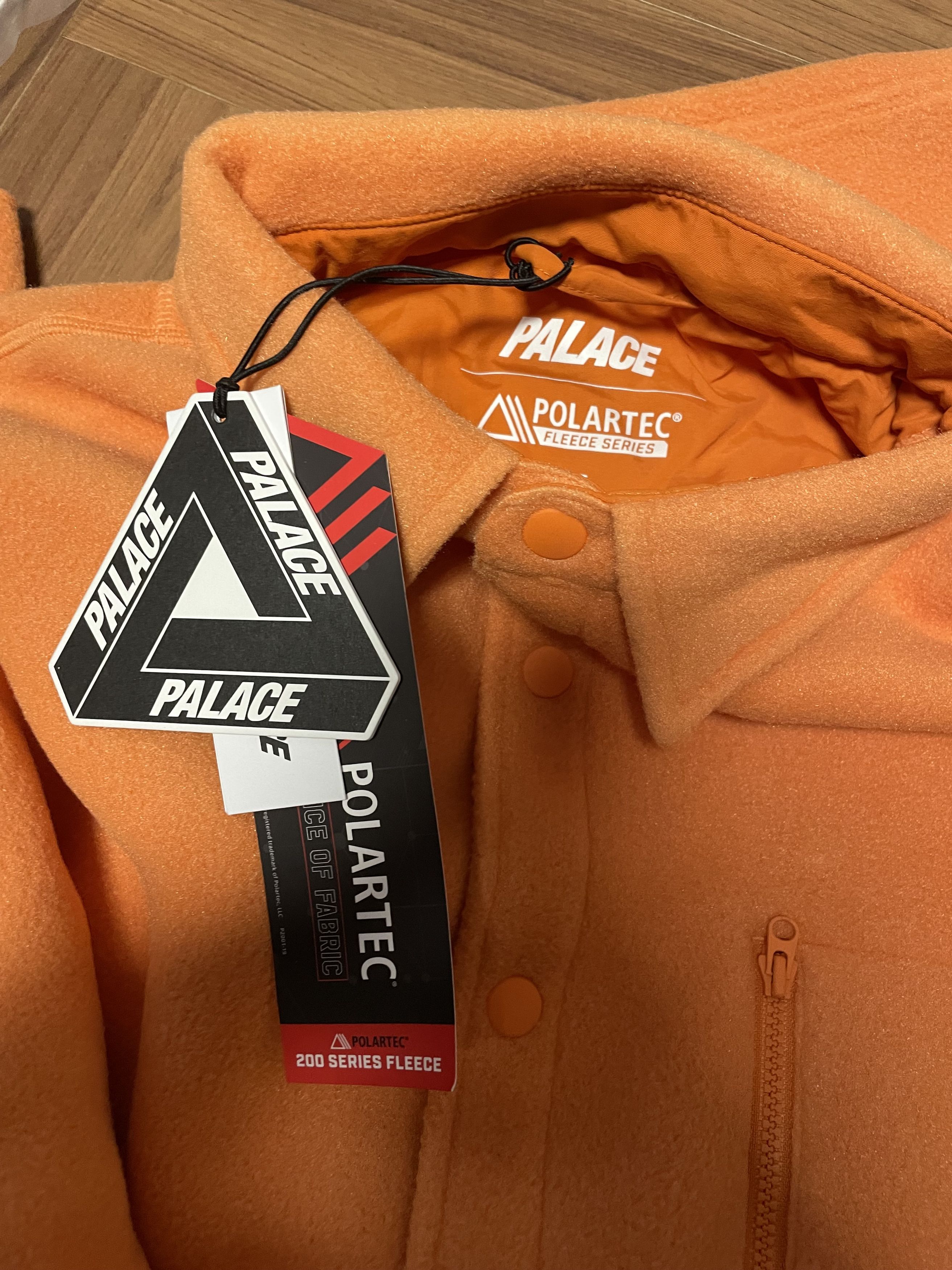 Palace Palace Polartec Lazer Overshirt Orange - 22FW Size US M / EU 48-50 / 2 - 5 Thumbnail
