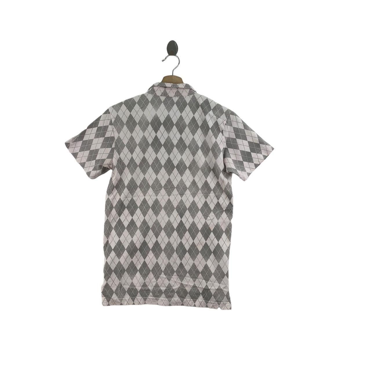 Takeo Kikuchi Vintage TAKEO KIKUCHI JAPAN Argyle Polo Tee Shirt Top Office Size S / US 4 / IT 40 - 2 Thumbnail