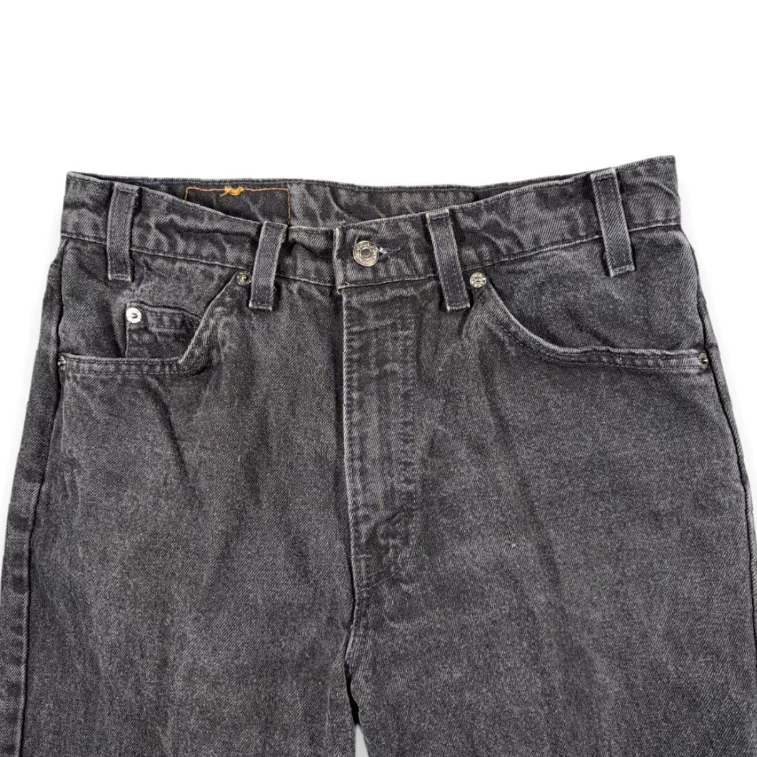 Levi's VINTAGE Levi's 550 Jeans Mens 30x34 Black Relaxed Denim USA 90s Orange Tab 5-Pocket Size US 30 / EU 46 - 3 Thumbnail