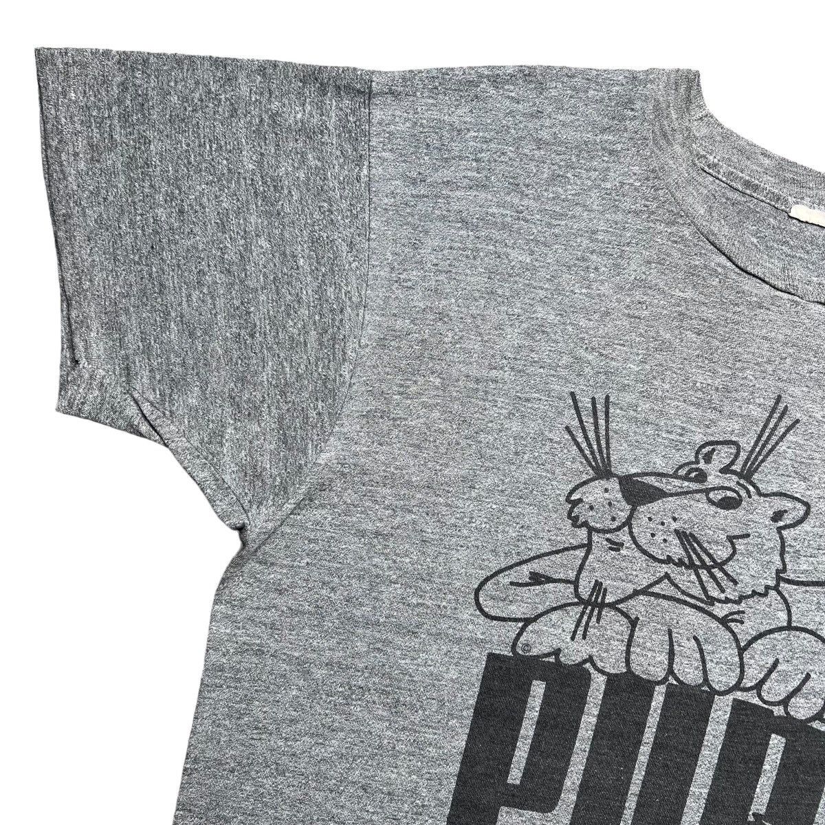 Puma × Vintage Vintage 1970s Puma Brand Pink Panther Cartoon T-Shirt Size US XL / EU 56 / 4 - 7 Thumbnail