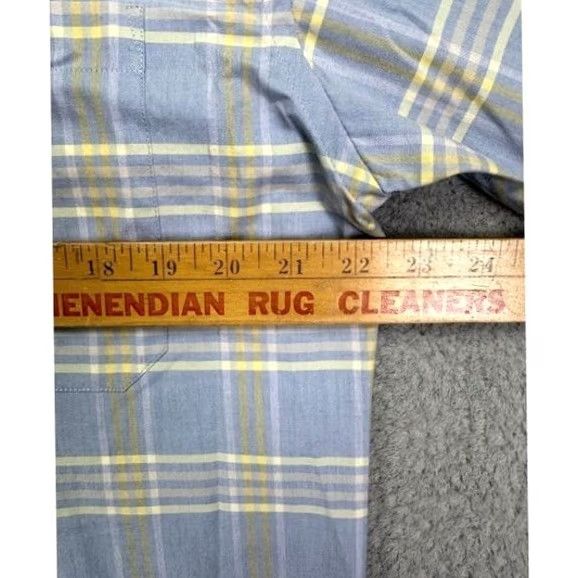 Pendleton VINTAGE Pendleton Shirt Mens Medium Light Blue Plaid Button-Down Long Sleeve Cotton Men Size US M / EU 48-50 / 2 - 6 Thumbnail