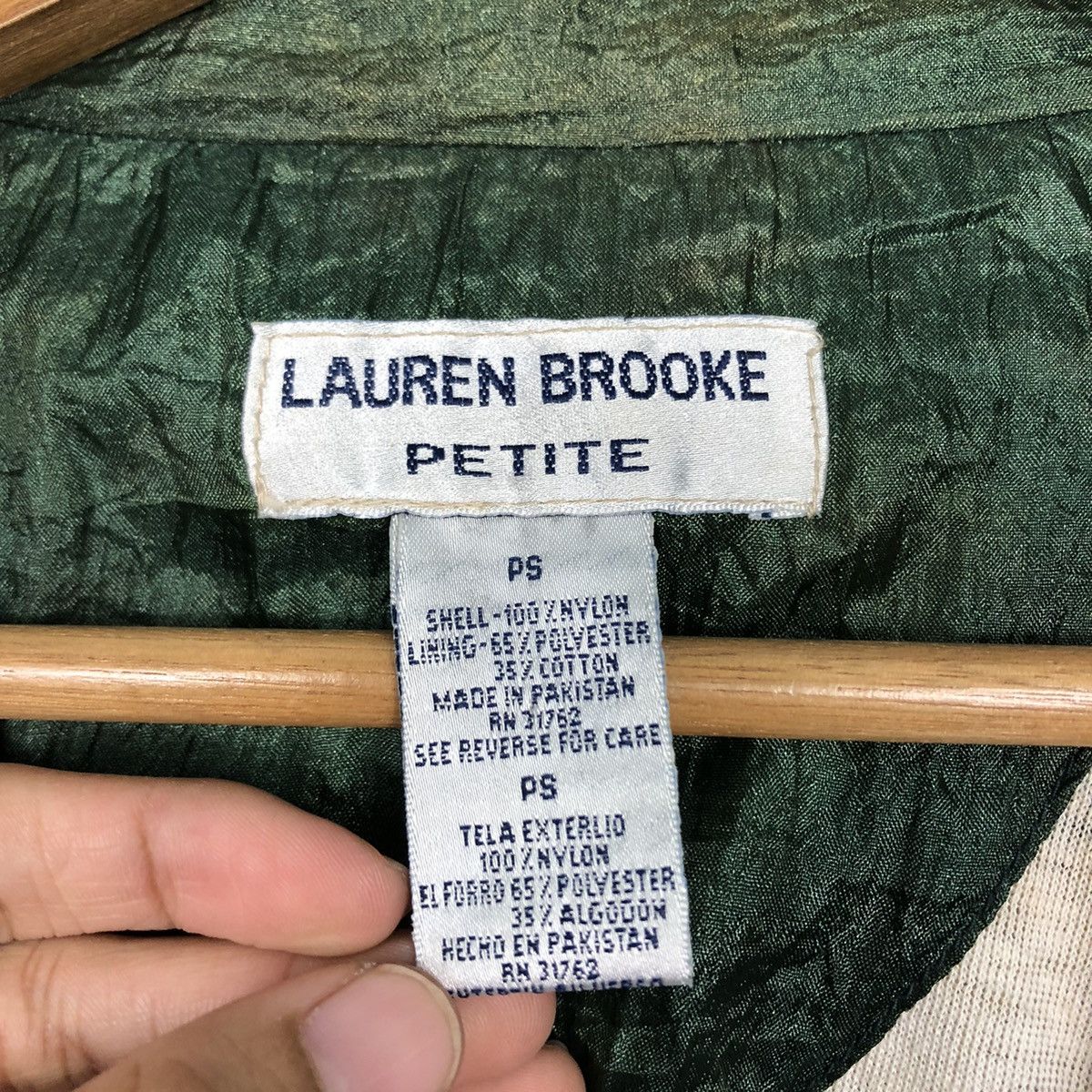Japanese Brand 📌Vintage Bomber Jacket Lauren Brooke Petite Big Logo Size US M / EU 48-50 / 2 - 18 Thumbnail