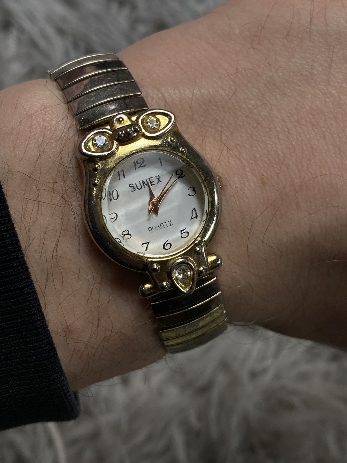 Vintage Sunex Elegant Gold-Tone Ladies Watch - Japanese Brand Size ONE SIZE - 5 Thumbnail