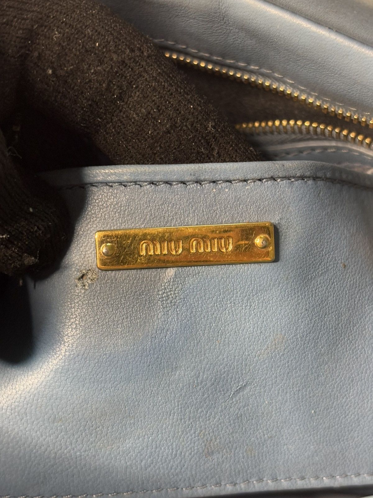 Miu Miu (heavy used) MiuMiu Cluths Bag Without Strap Size ONE SIZE - 9 Thumbnail