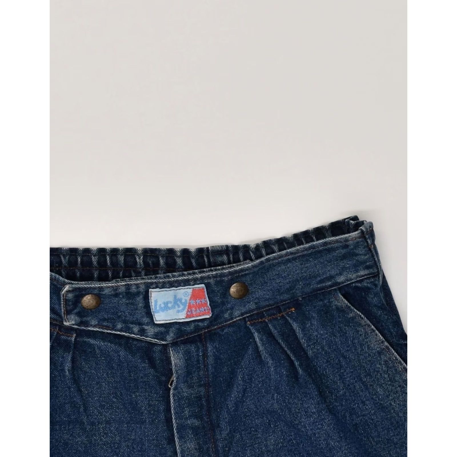 Vintage LUCKY STAR Womens Slim Jeans W30 L27 Blue Cotton Size 30" / US 8 / IT 44 - 4 Thumbnail
