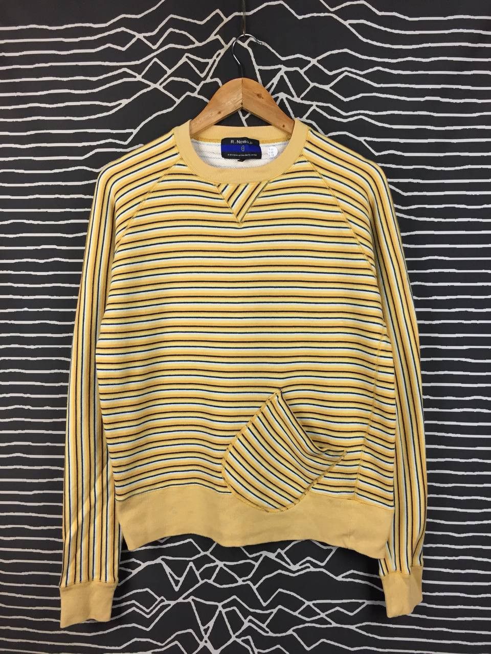 R.Newbold R. Newbold By Paul Smith Multi-Stripe Crewneck Sweatshirt Size US M / EU 48-50 / 2 - 1 Thumbnail
